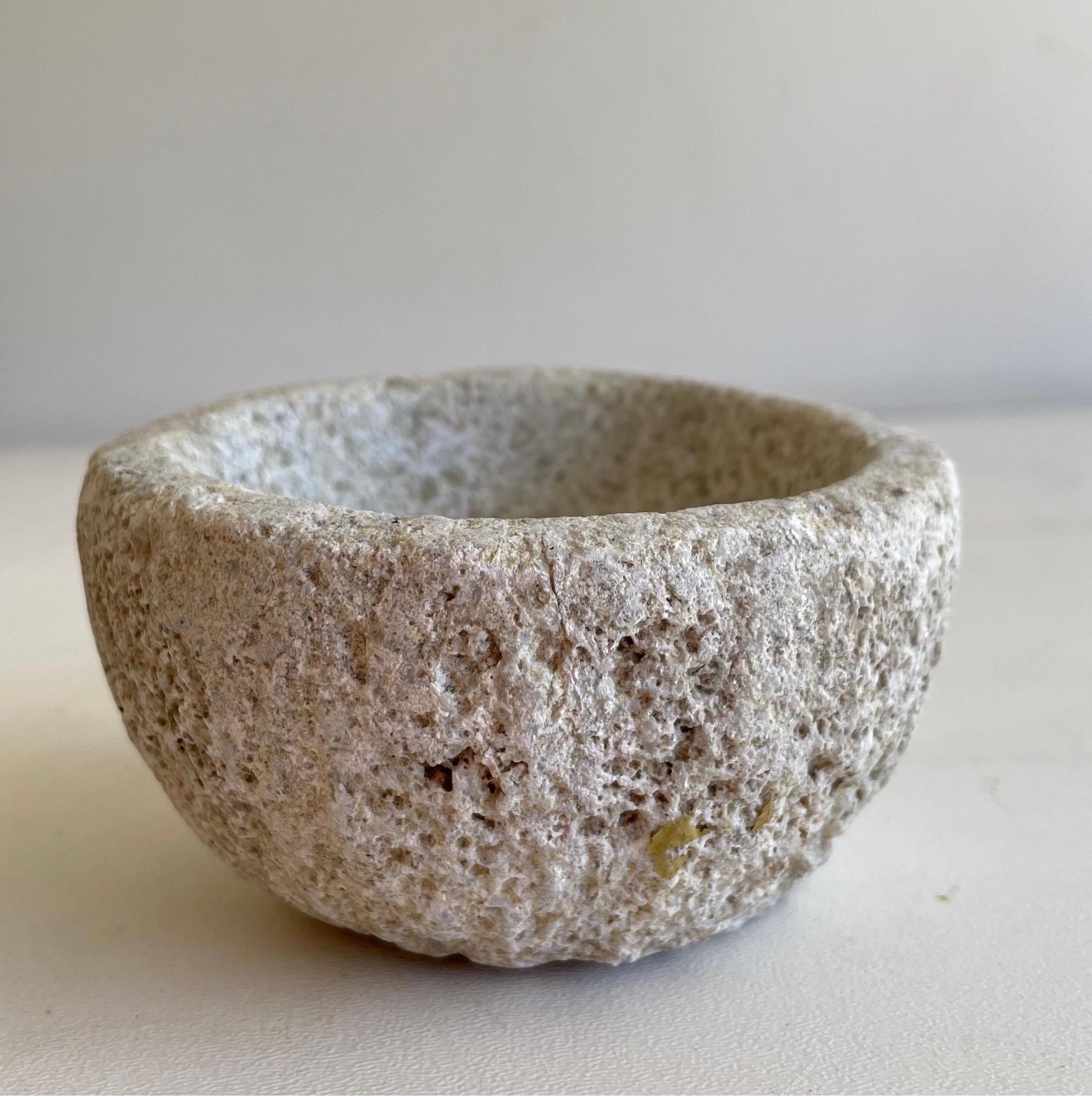 vintage stone bowl