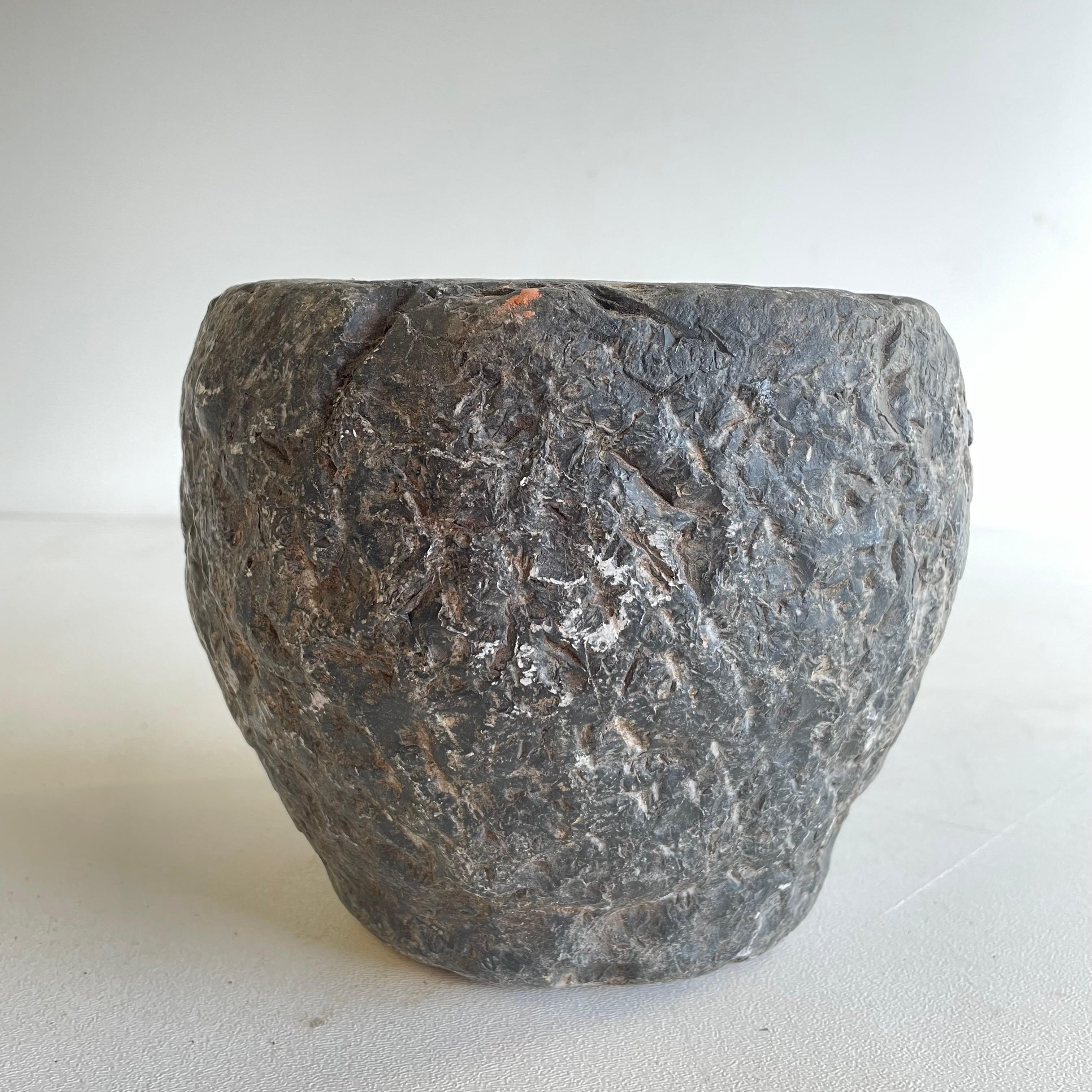 20th Century Vintage Stone Mortar Bowl