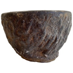 Vintage Stone Mortar Bowl