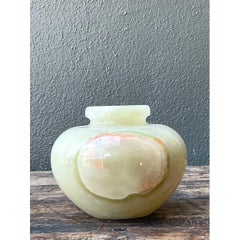 Vintage Stone Onyx Vase