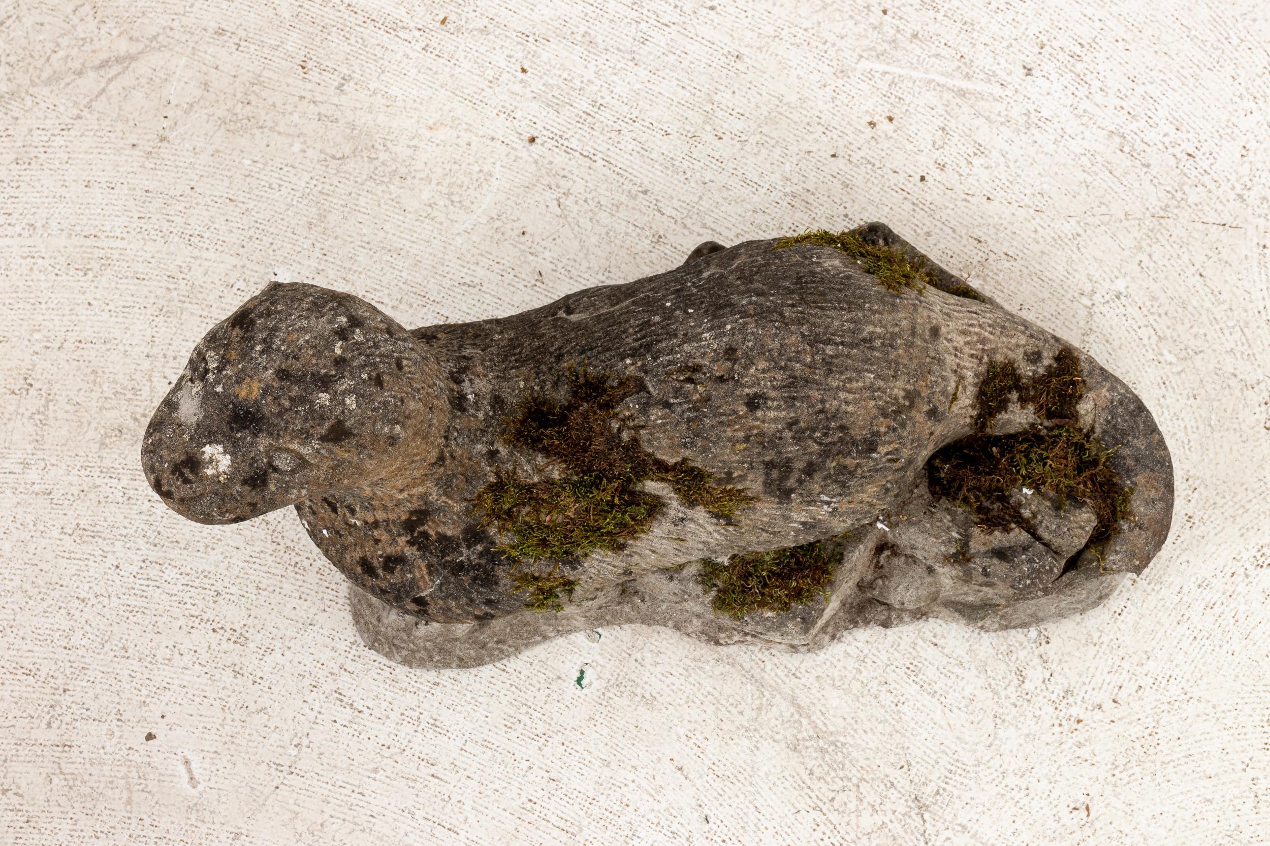 Vintage Stone Otter In Good Condition In South Salem, NY