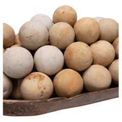 Vintage Stone Water Filter Spheres, Early 20th Century