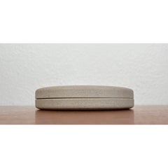 Vintage Stoneware Bowl with Lid by Tove Rappold for Knabstrup, Denmark, 1970s