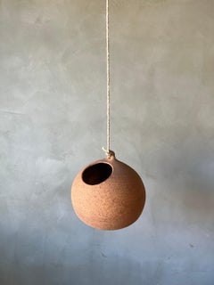 Vintage Stoneware Hanging Birdhouse/Planter by Brent Bennett