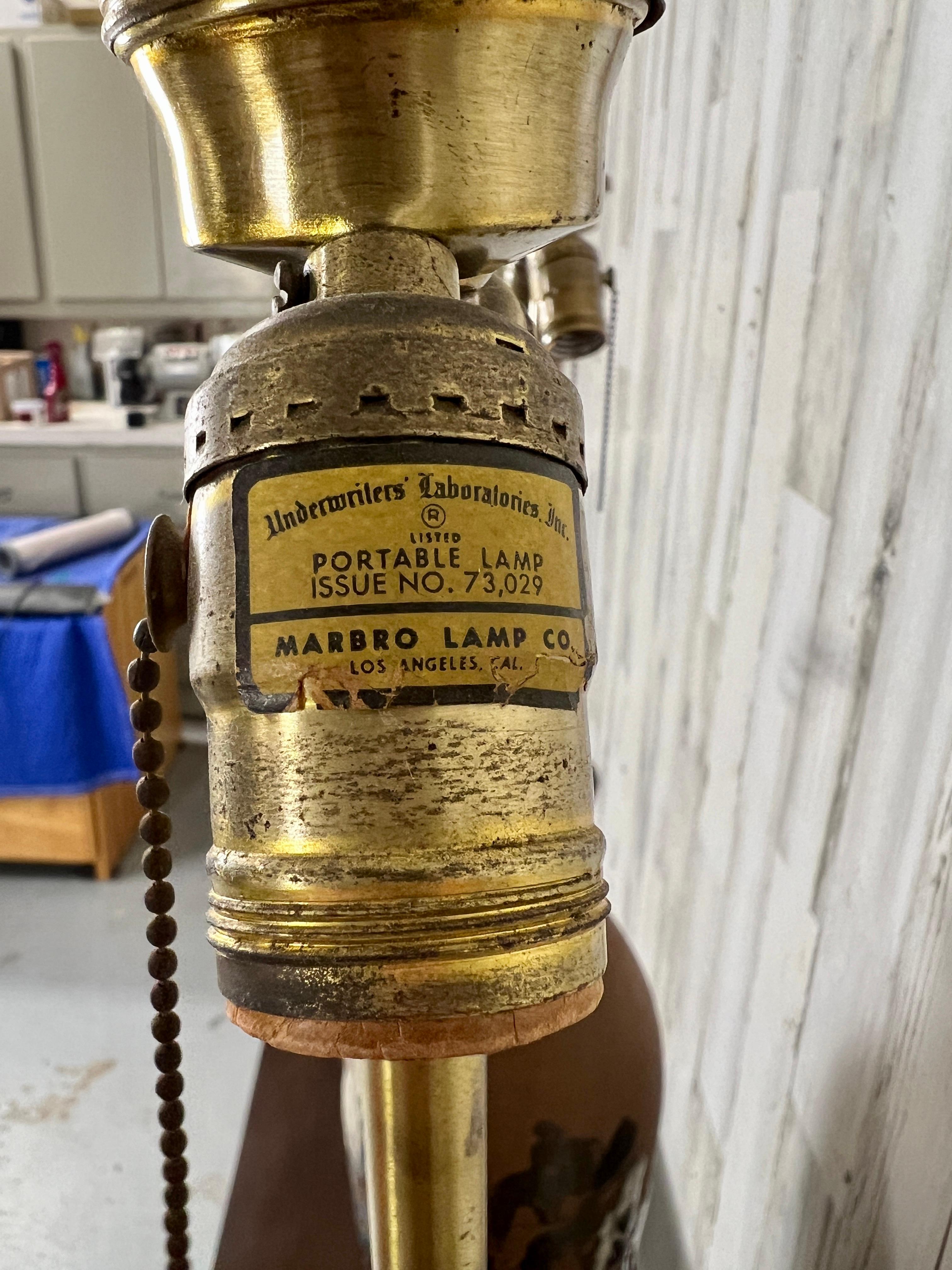 Lampes vintage en grès de Larry Shep en vente 8