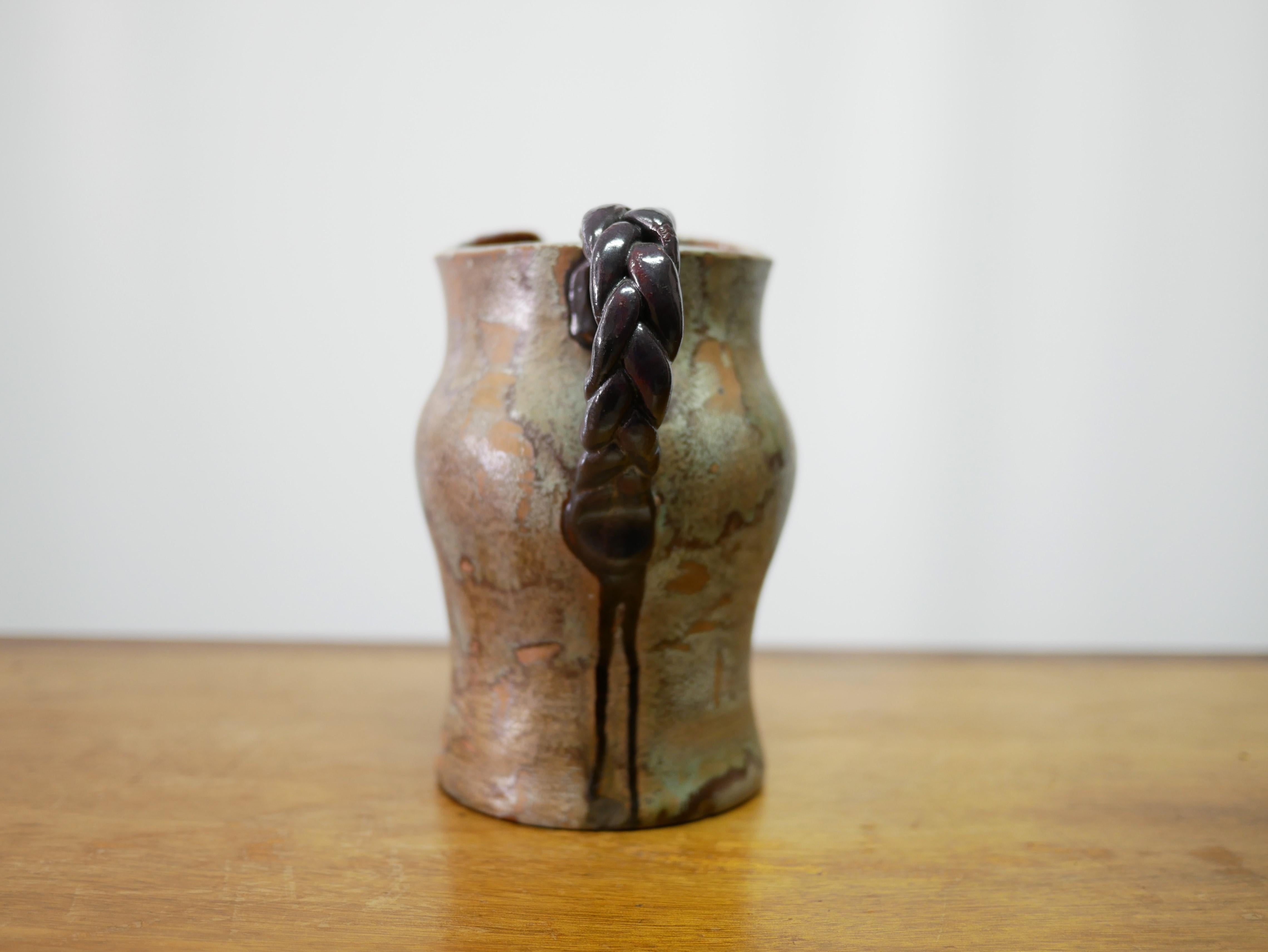 Céramique Pichet vintage en grès, poterie Aure Valley en vente