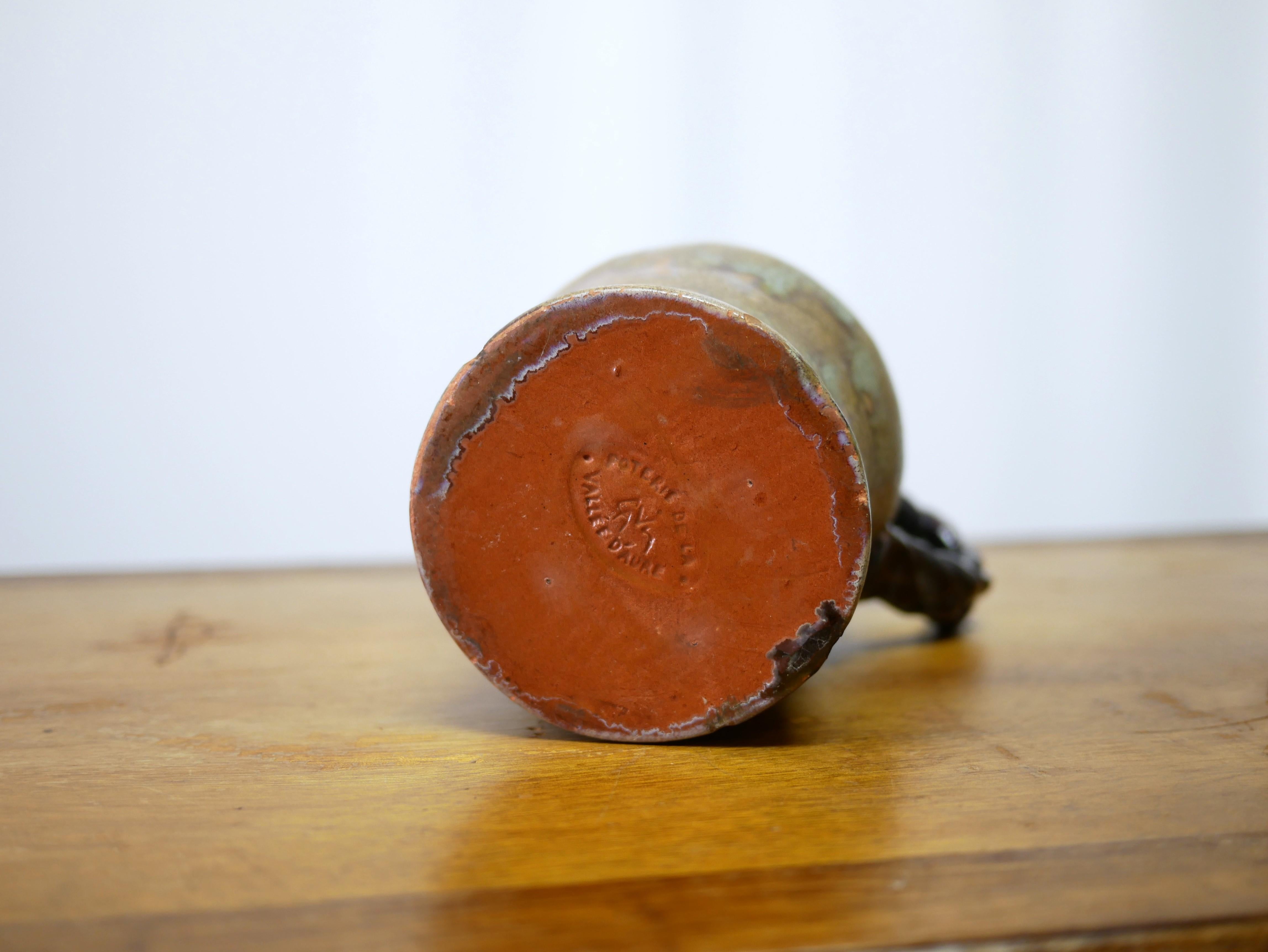 Pichet vintage en grès, poterie Aure Valley en vente 2