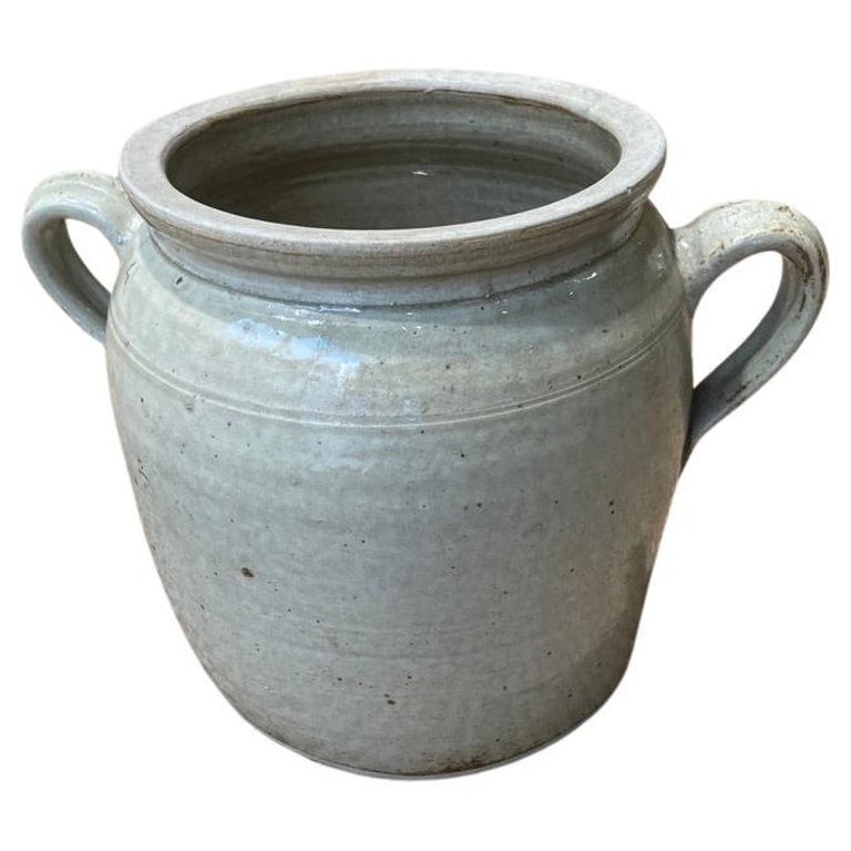 Pots /Range couverts grès beige vintage - Décoration
