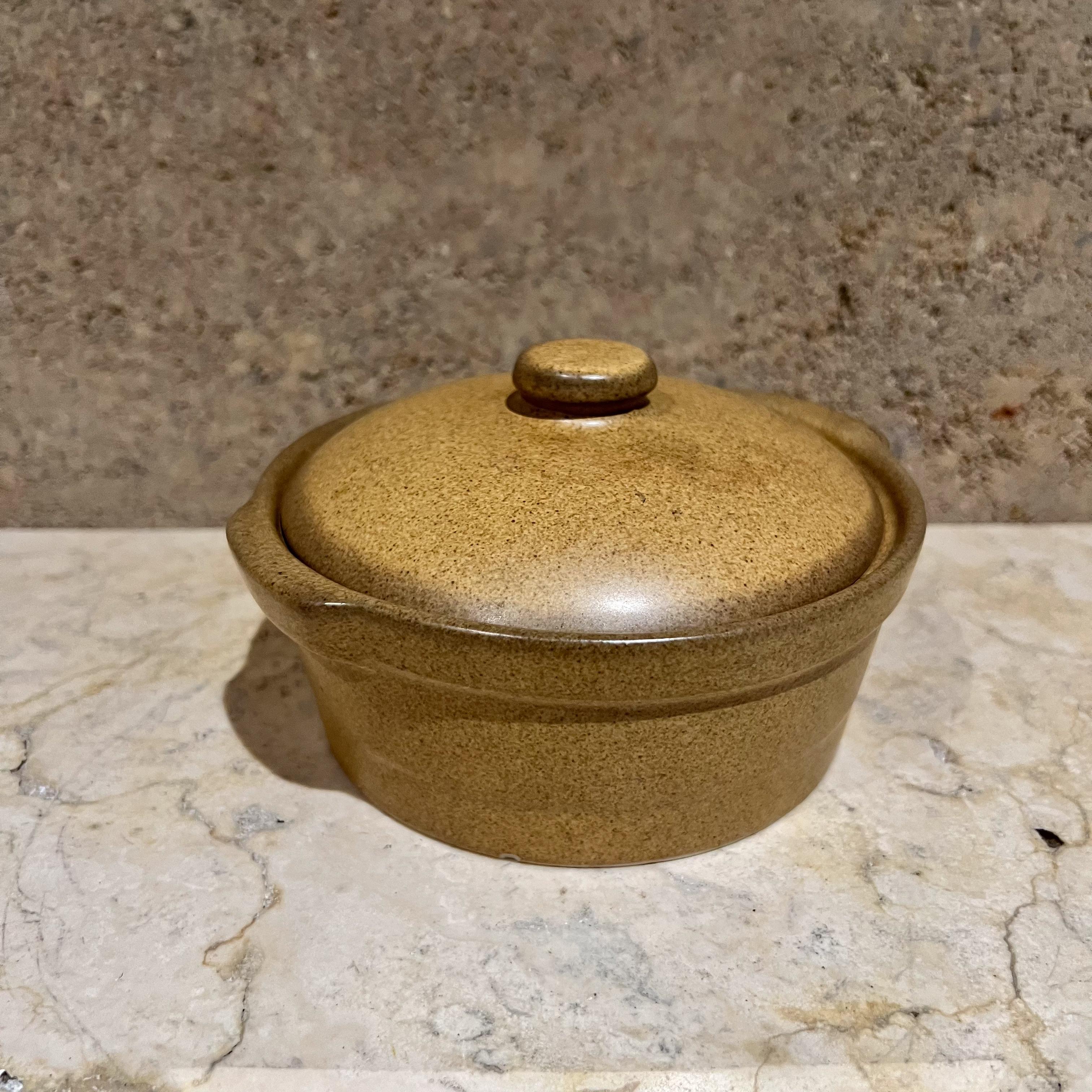 Ovaler Casserole-Topf mit Deckel aus Steingut-Keramik im Angebot 5