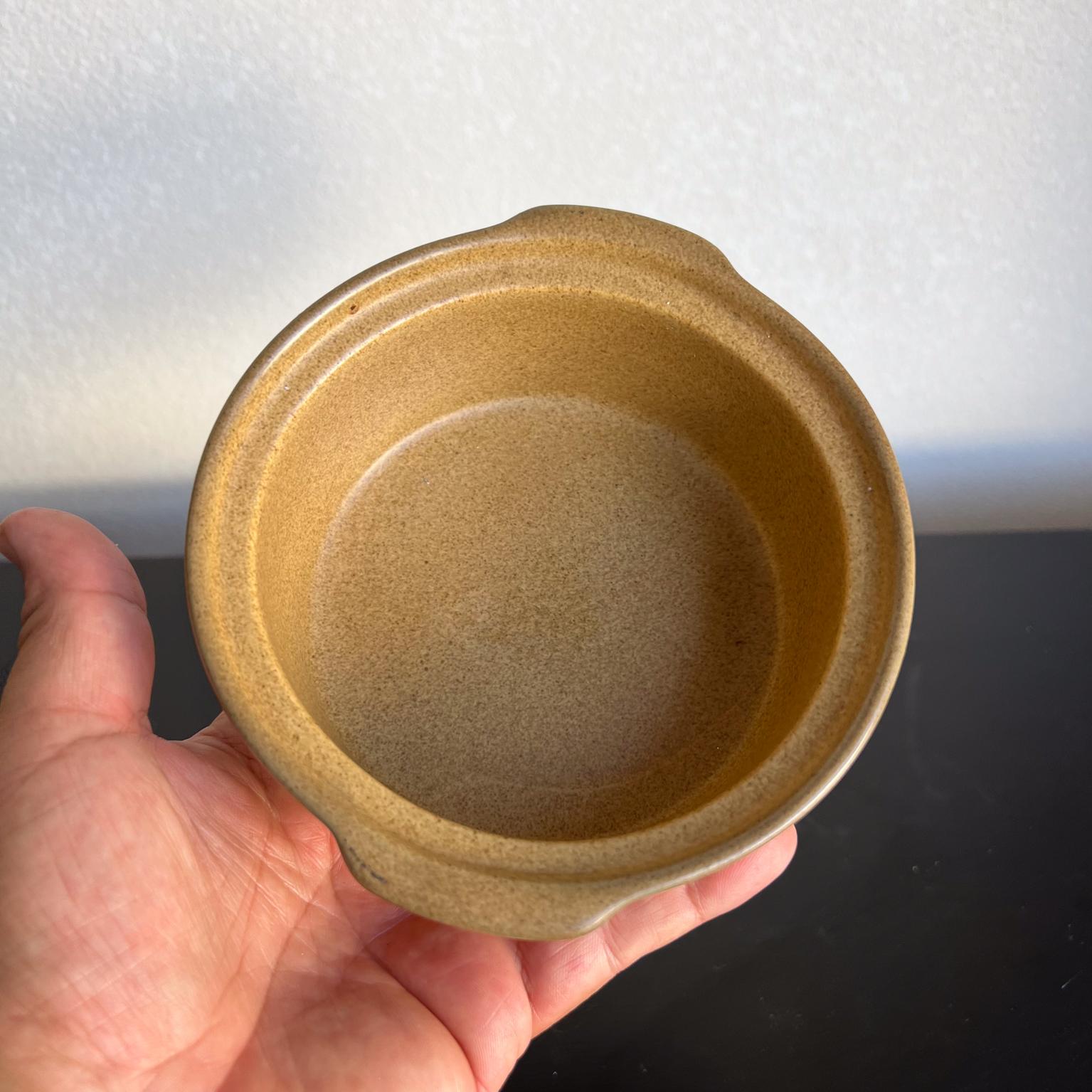 Ovaler Casserole-Topf mit Deckel aus Steingut-Keramik im Angebot 1