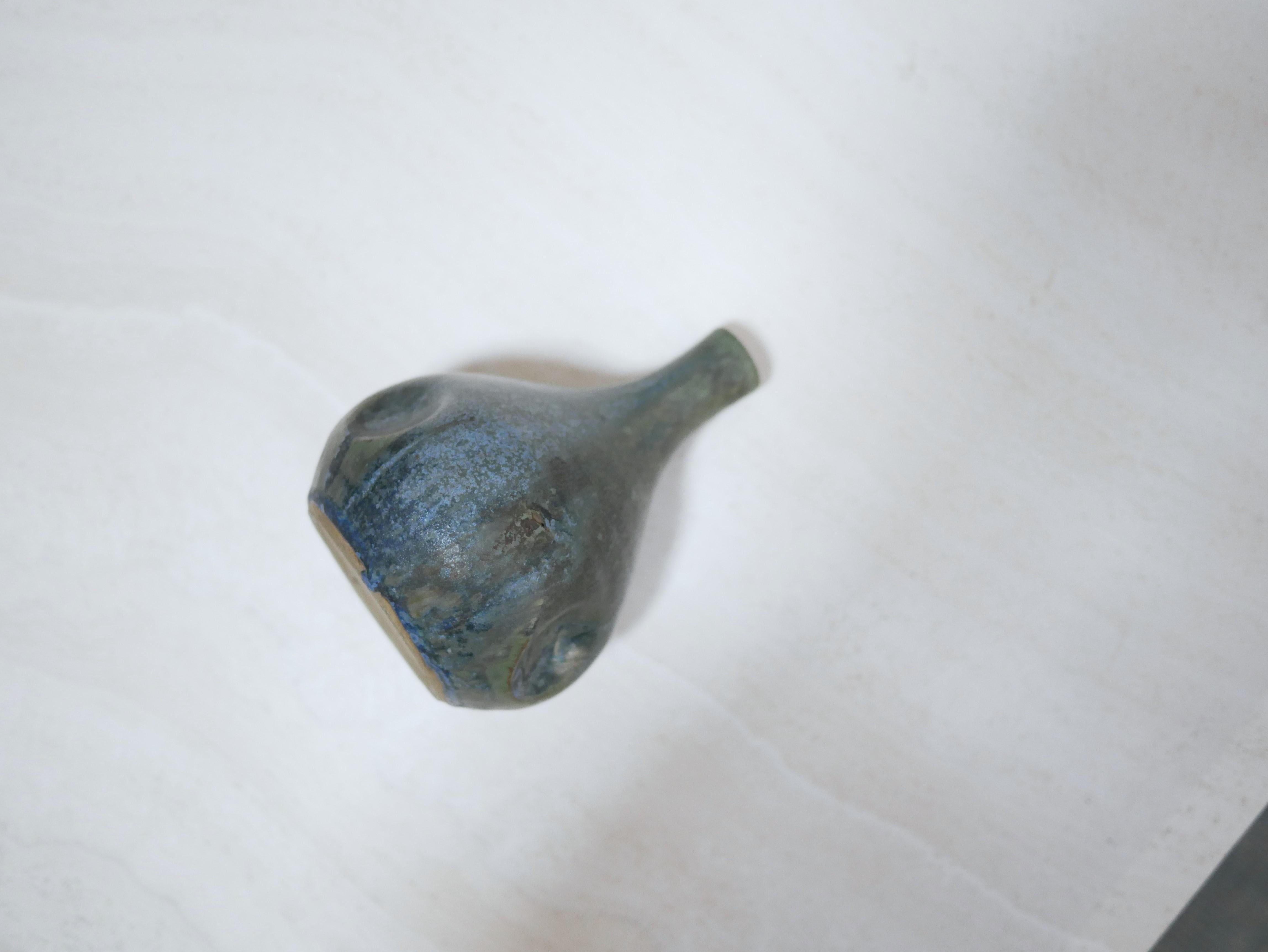 Ceramic Vintage stoneware soliflore vase