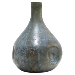 Retro stoneware soliflore vase