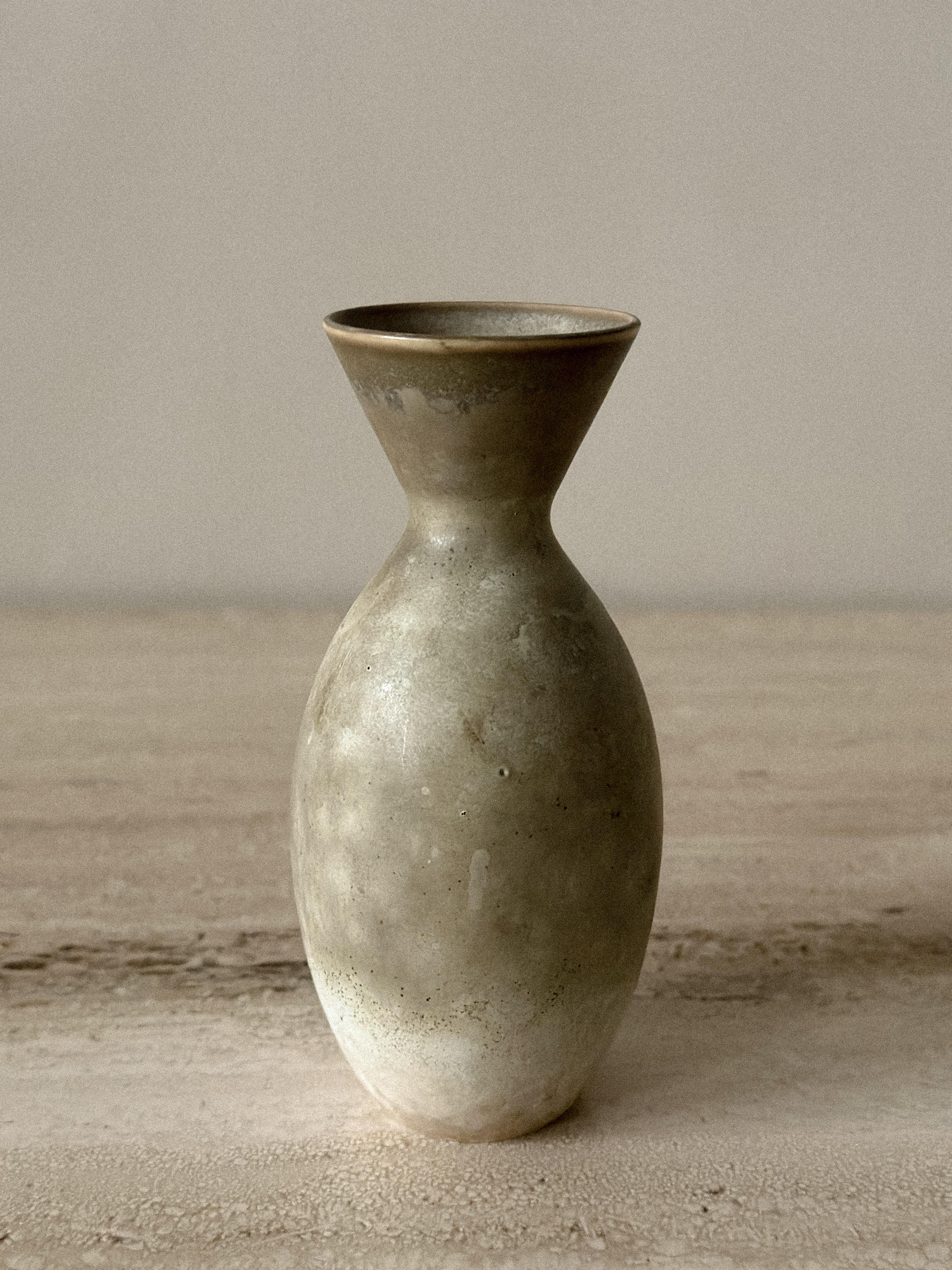 Mid-Century moderno Vaso d'epoca in gres di Carl-Harry Stålhane per Rörstrand, Svezia, anni '50 in vendita