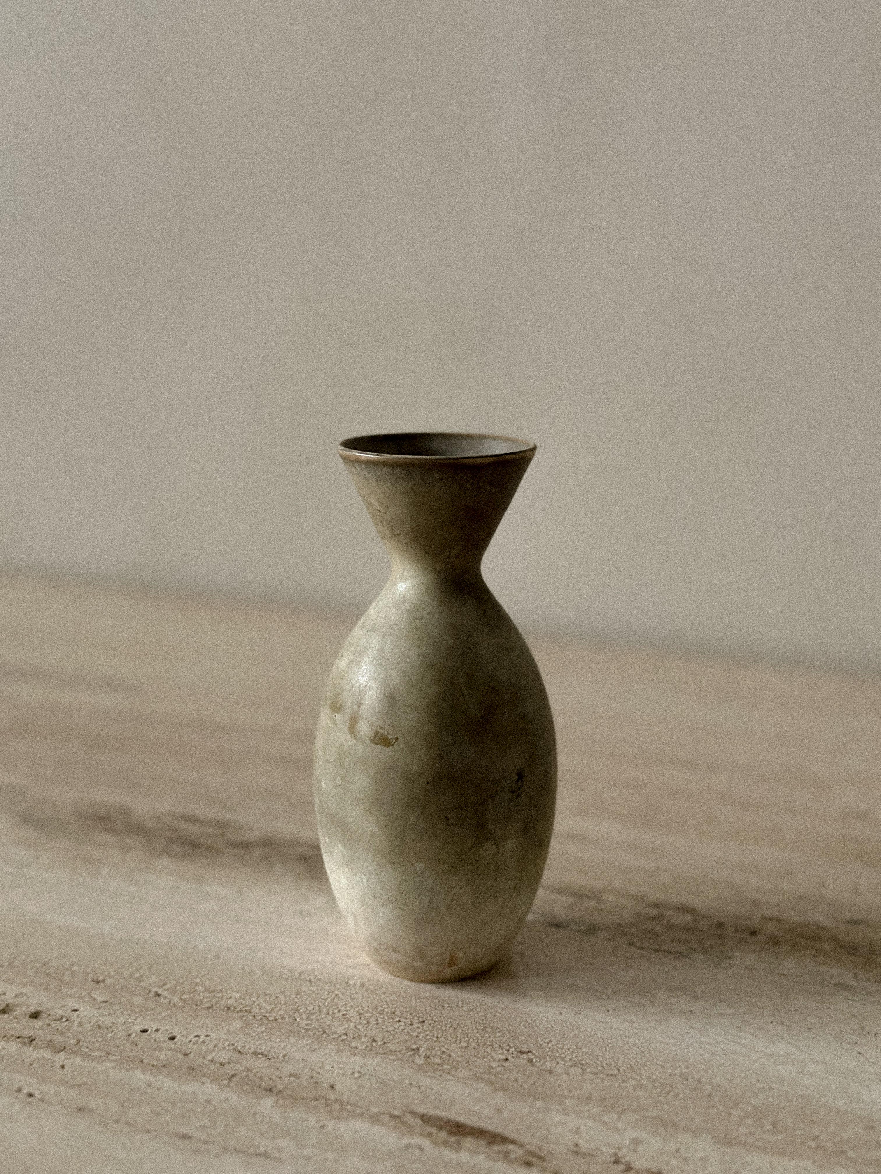 XIX secolo Vaso d'epoca in gres di Carl-Harry Stålhane per Rörstrand, Svezia, anni '50 in vendita