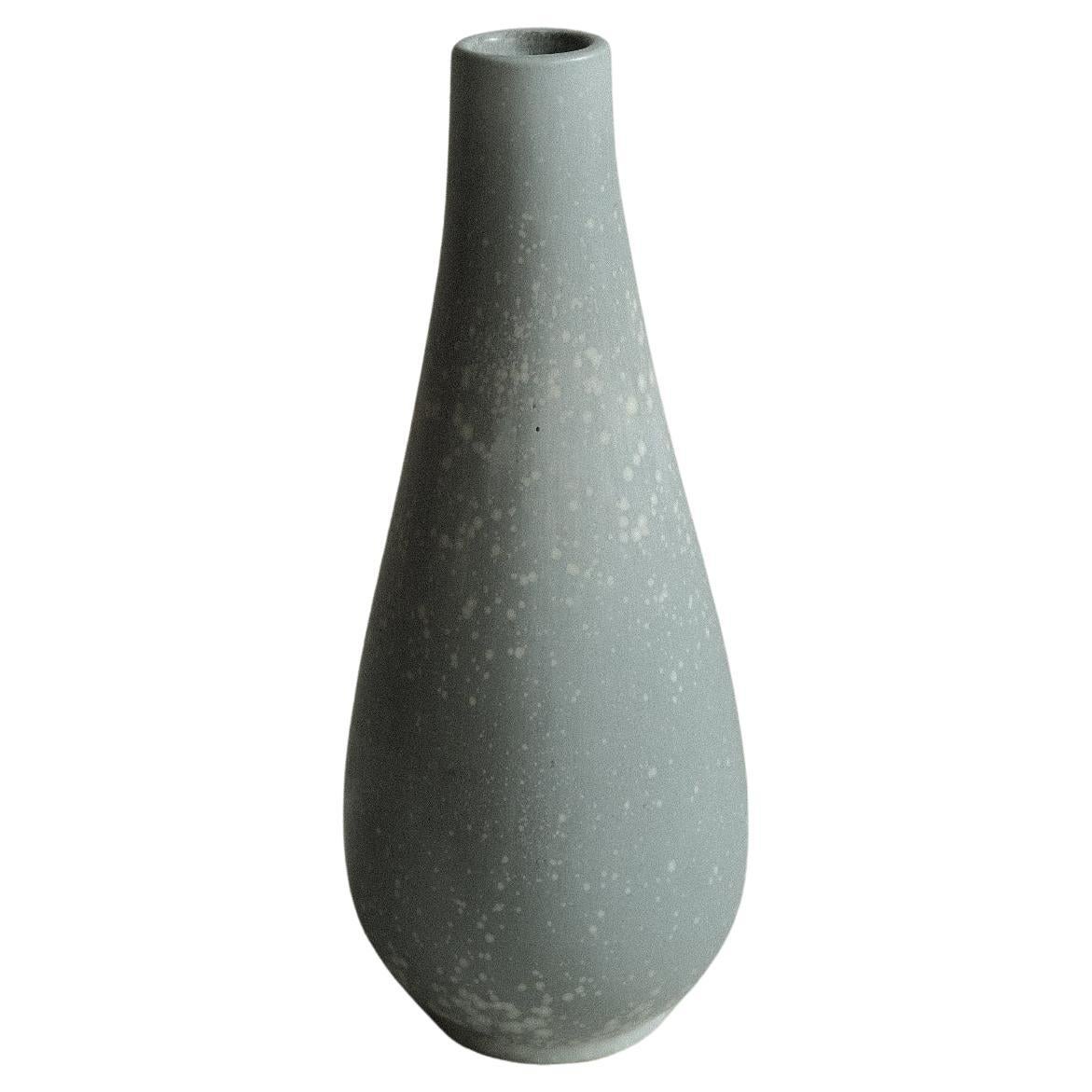 Vintage Stoneware Vase by Gunnar Nylund for Rörstrand, Sweden 1950s For Sale