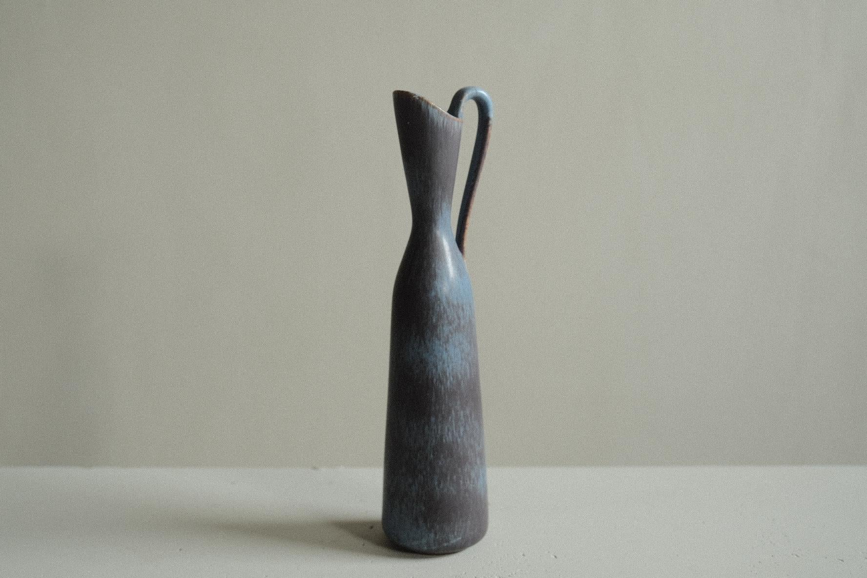 Vintage Stoneware Vase by Gunnar Nylund, Model Ave for Rörstrand, Sweden, 1950s For Sale 4