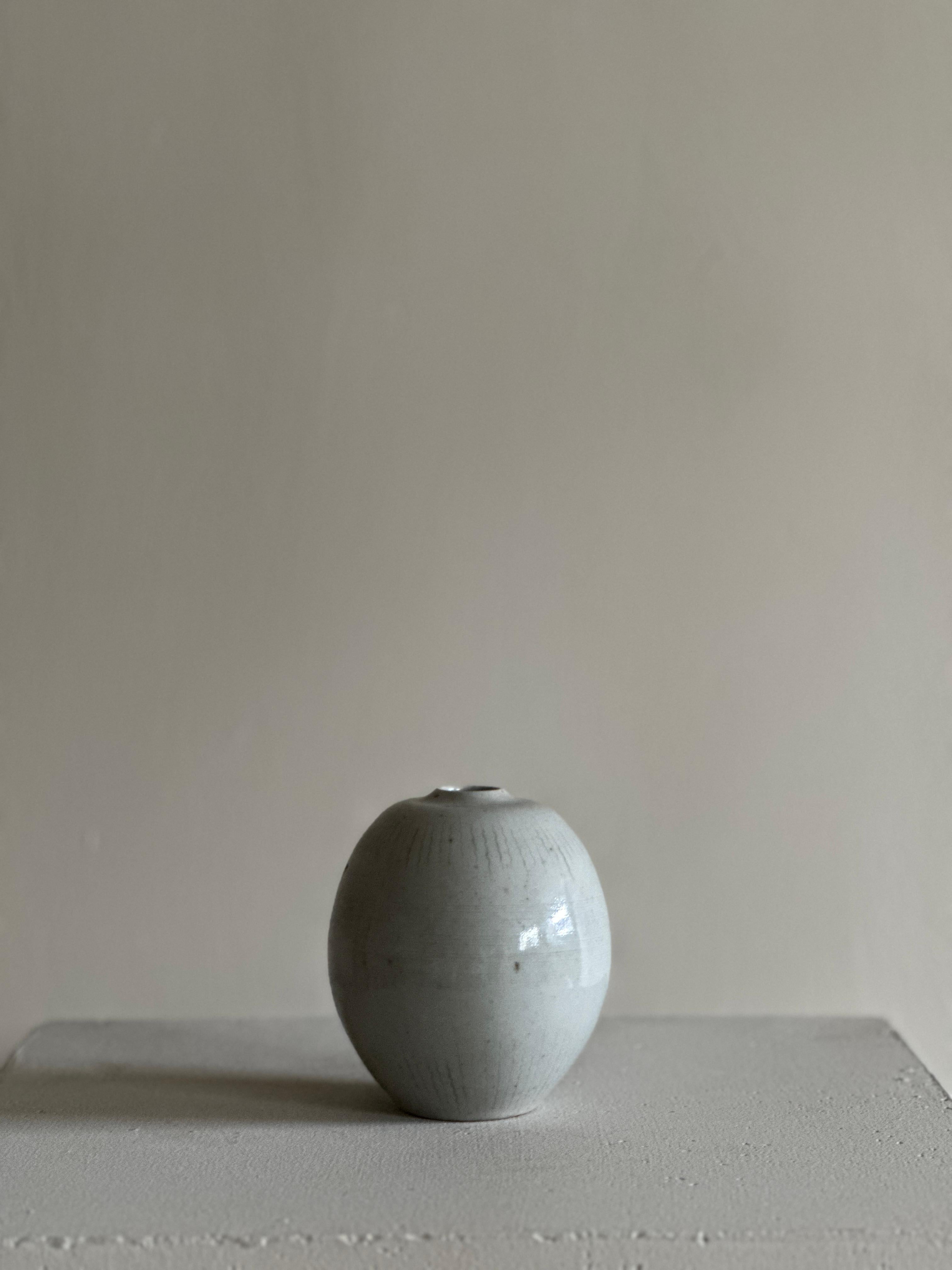 Ceramic Vintage Stoneware Vase by John Andersson for Häganäs, Sweden, 1950s