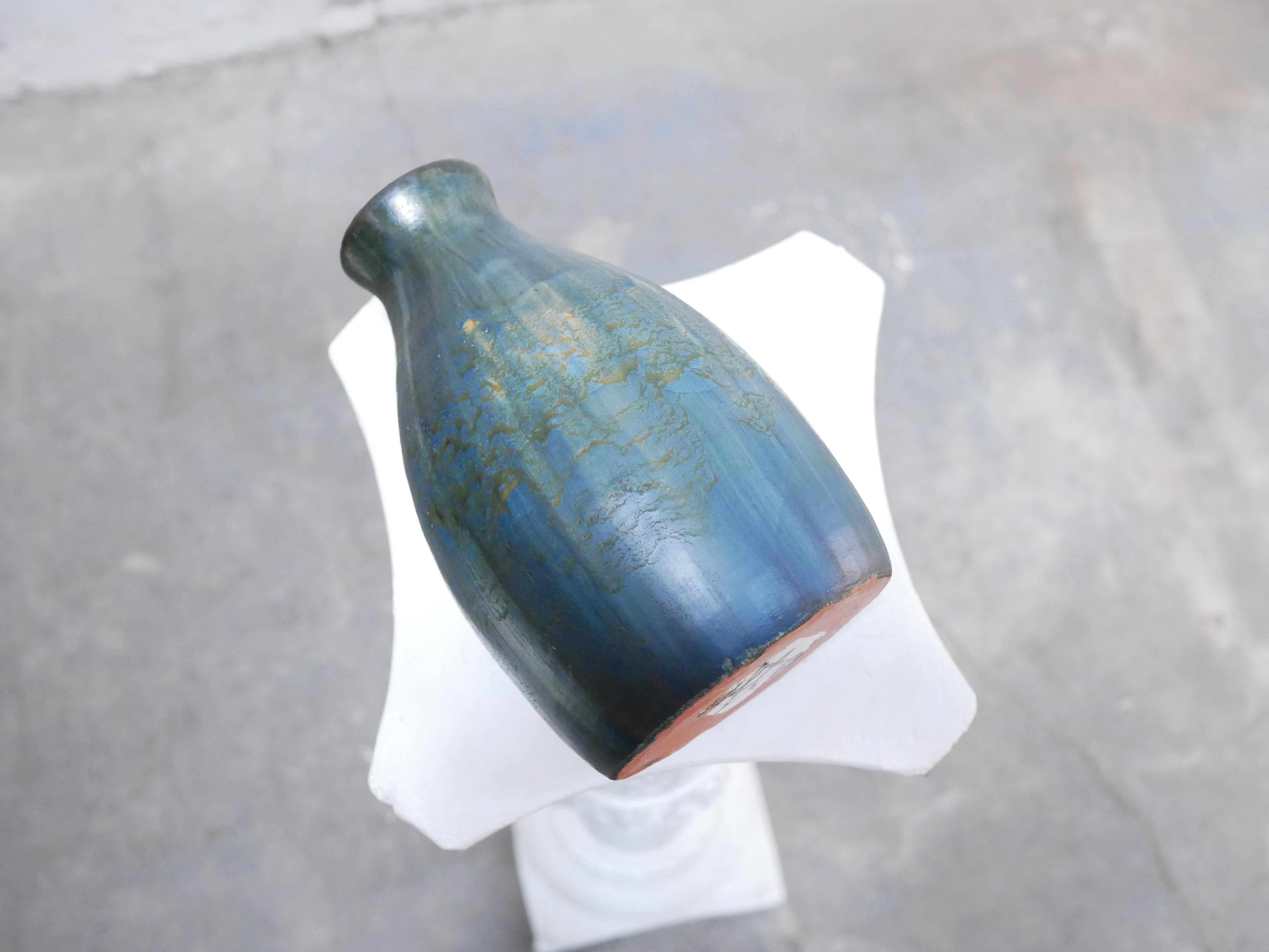 Vintage stoneware vase For Sale 4