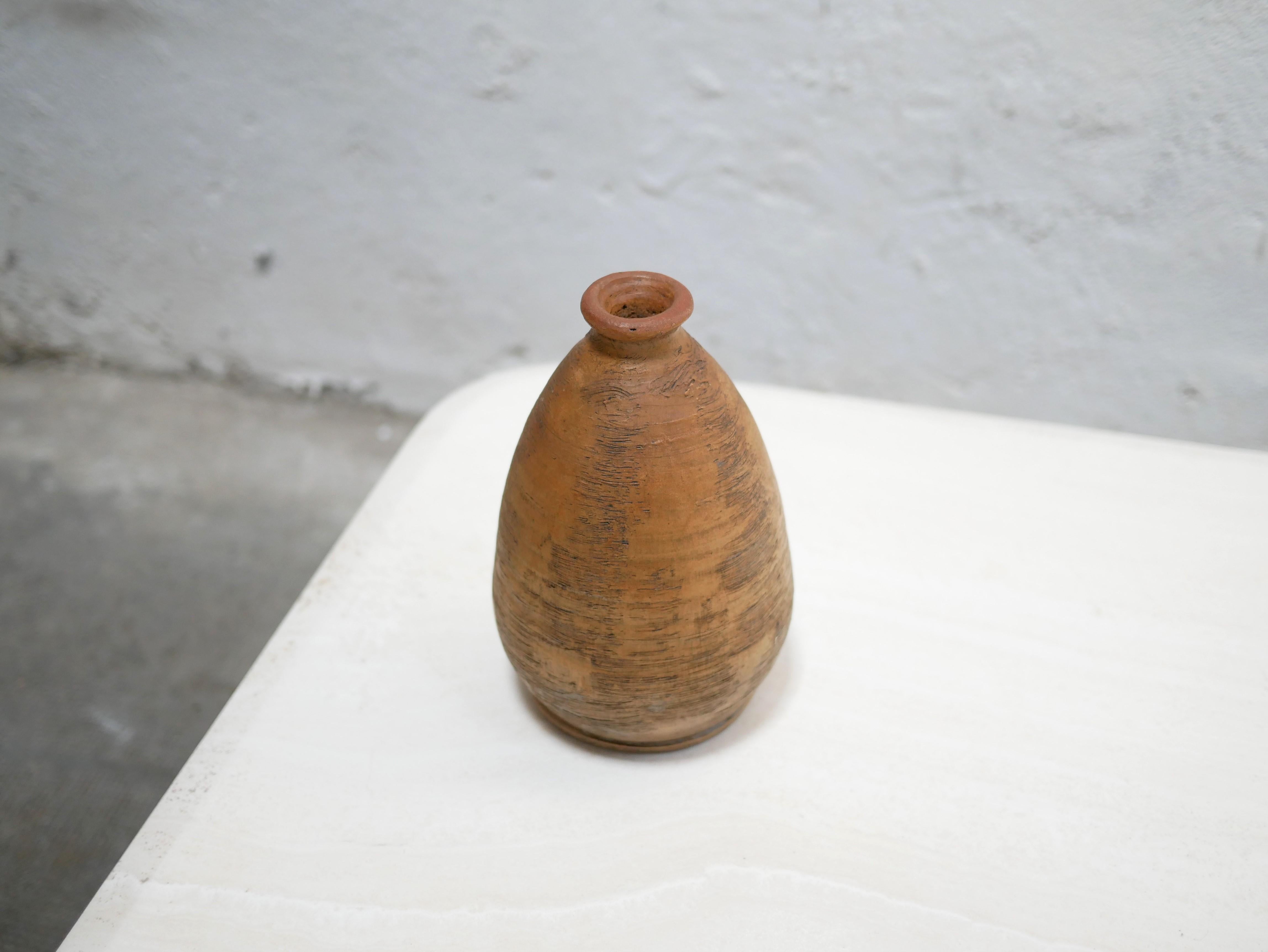 Vintage-Vase aus Steingut im Angebot 5