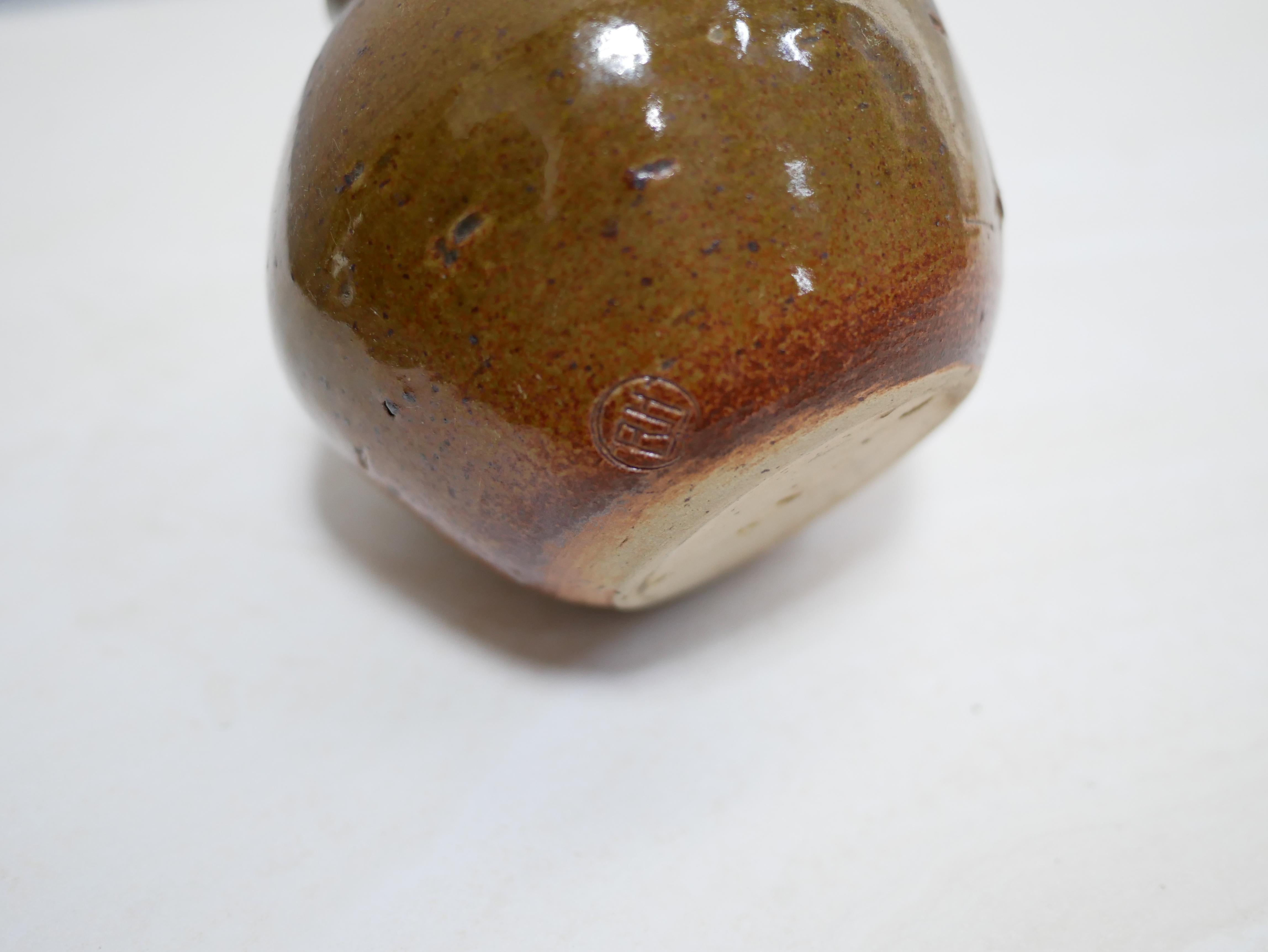 Vintage stoneware vase at 1stDibs