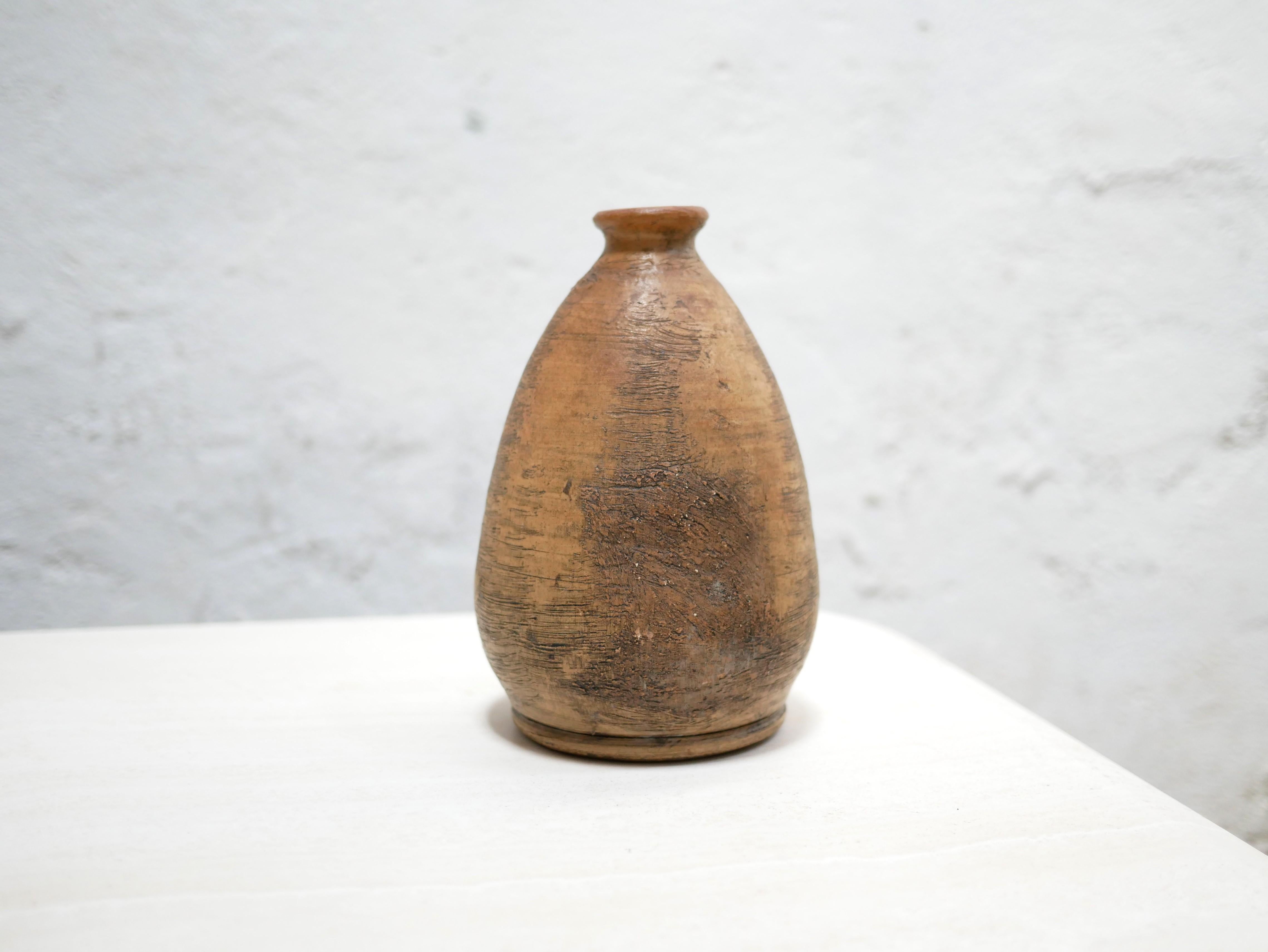 Vintage-Vase aus Steingut im Zustand „Gut“ im Angebot in AIGNAN, FR