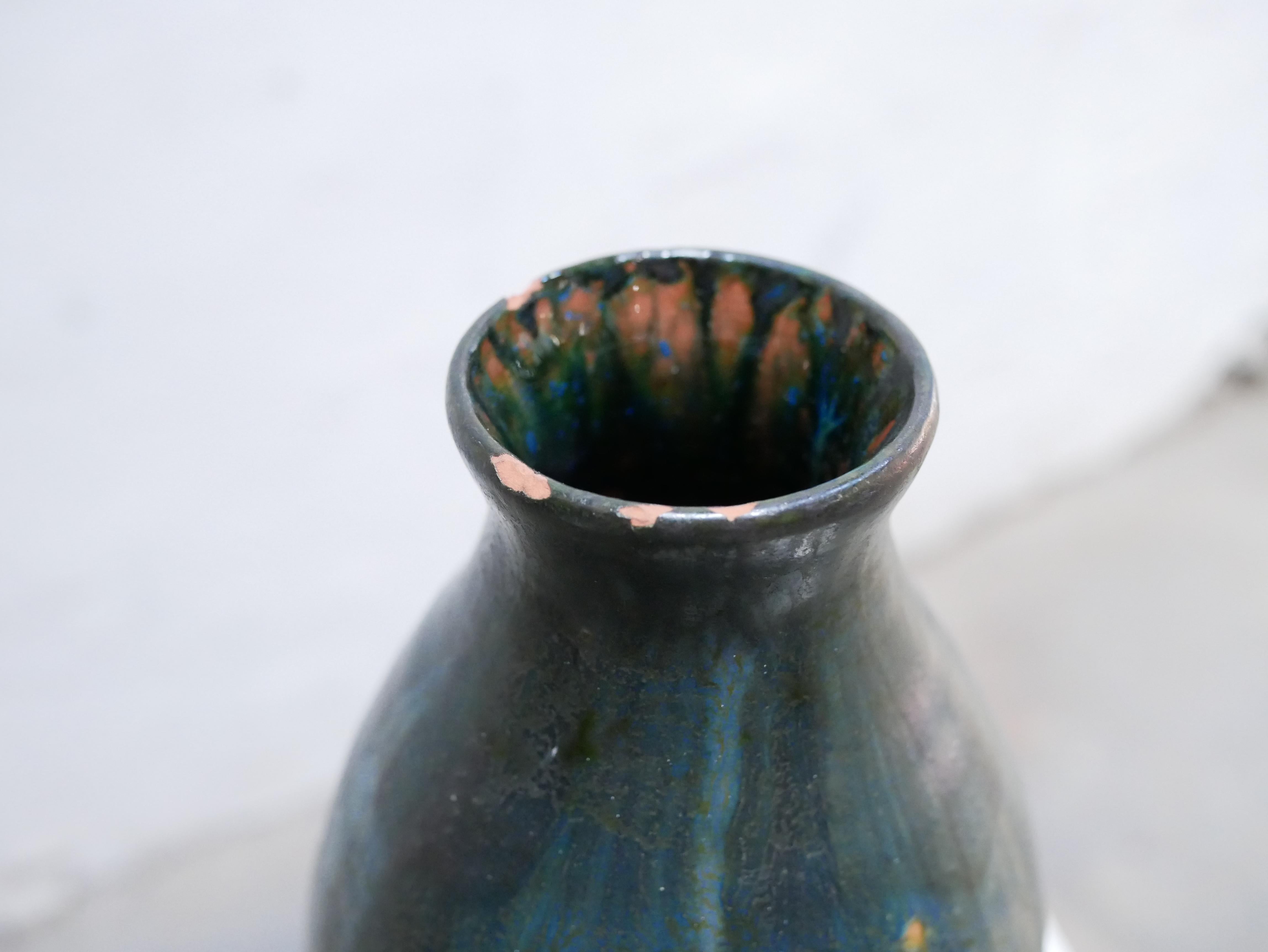 Sandstone Vintage stoneware vase For Sale