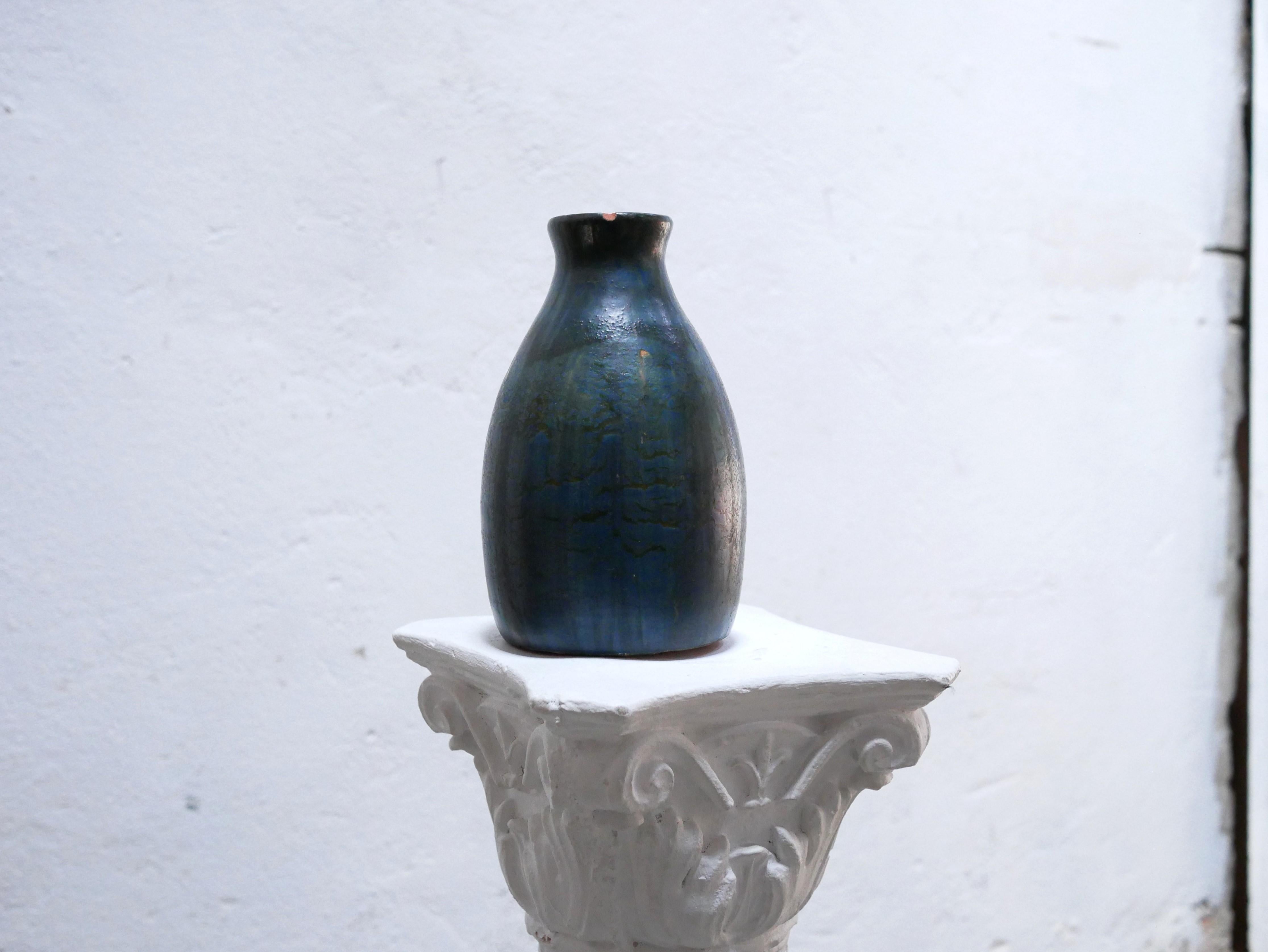 Vintage stoneware vase For Sale 1