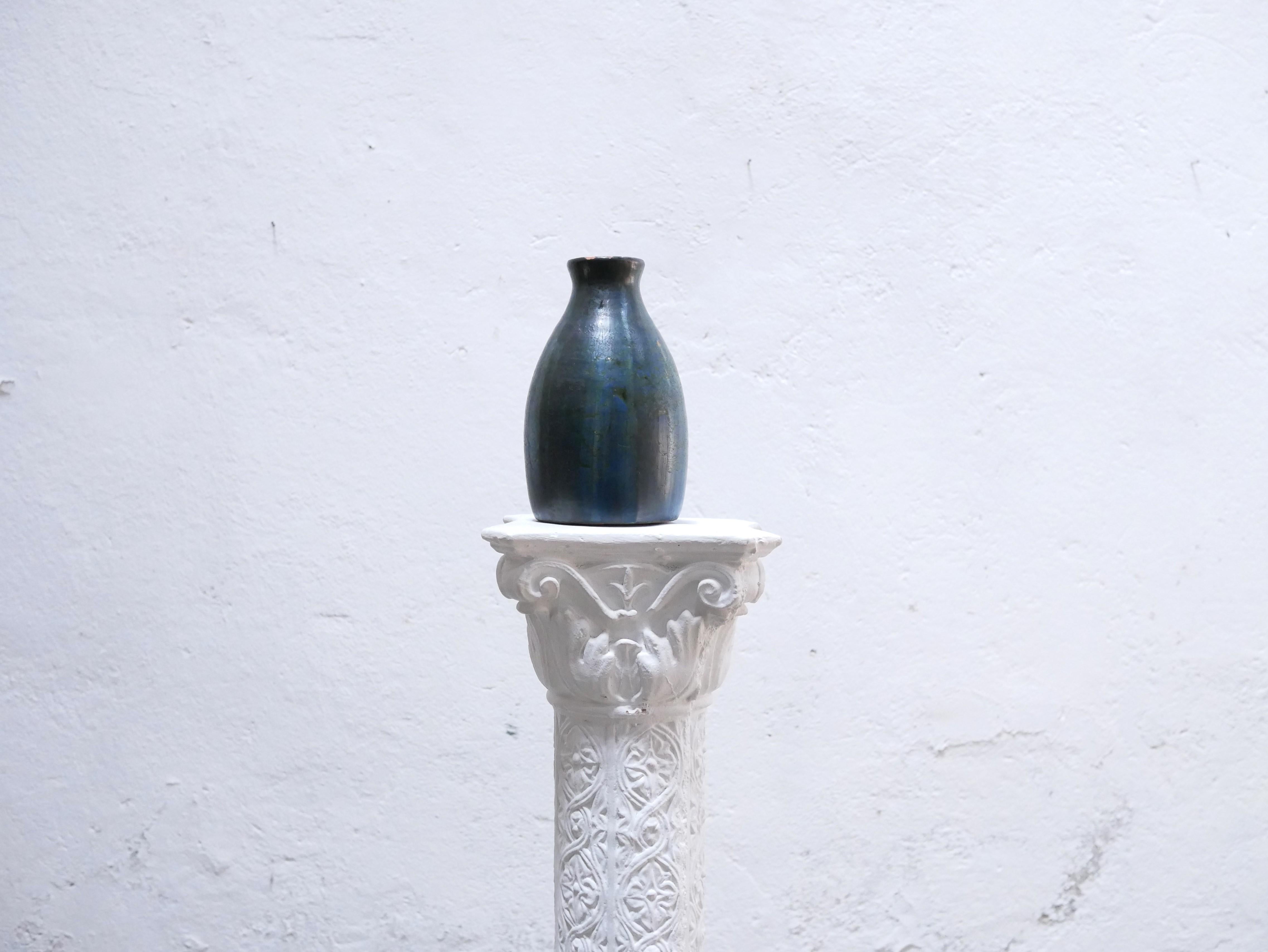 Vintage stoneware vase For Sale 3