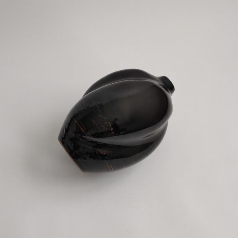 Vintage Stoneware Vase Stamped, Japan C. 1970s For Sale at 1stDibs