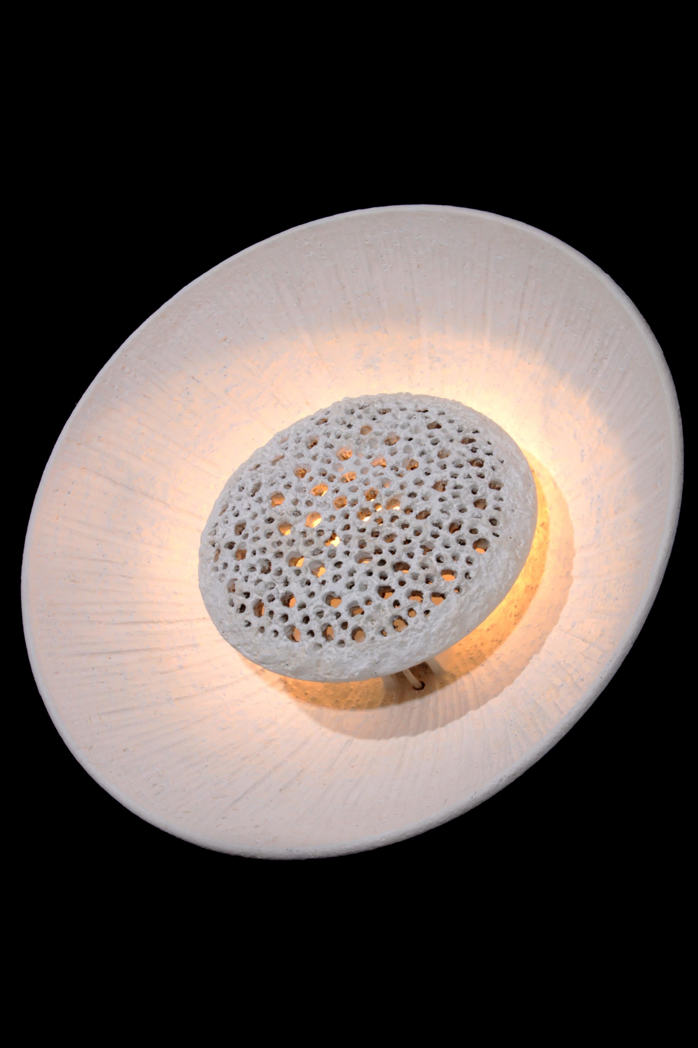Lampada da parete in gres d'epoca di Sejer Keramik, Danimarca 1960 In condizioni ottime in vendita a Oirlo, LI