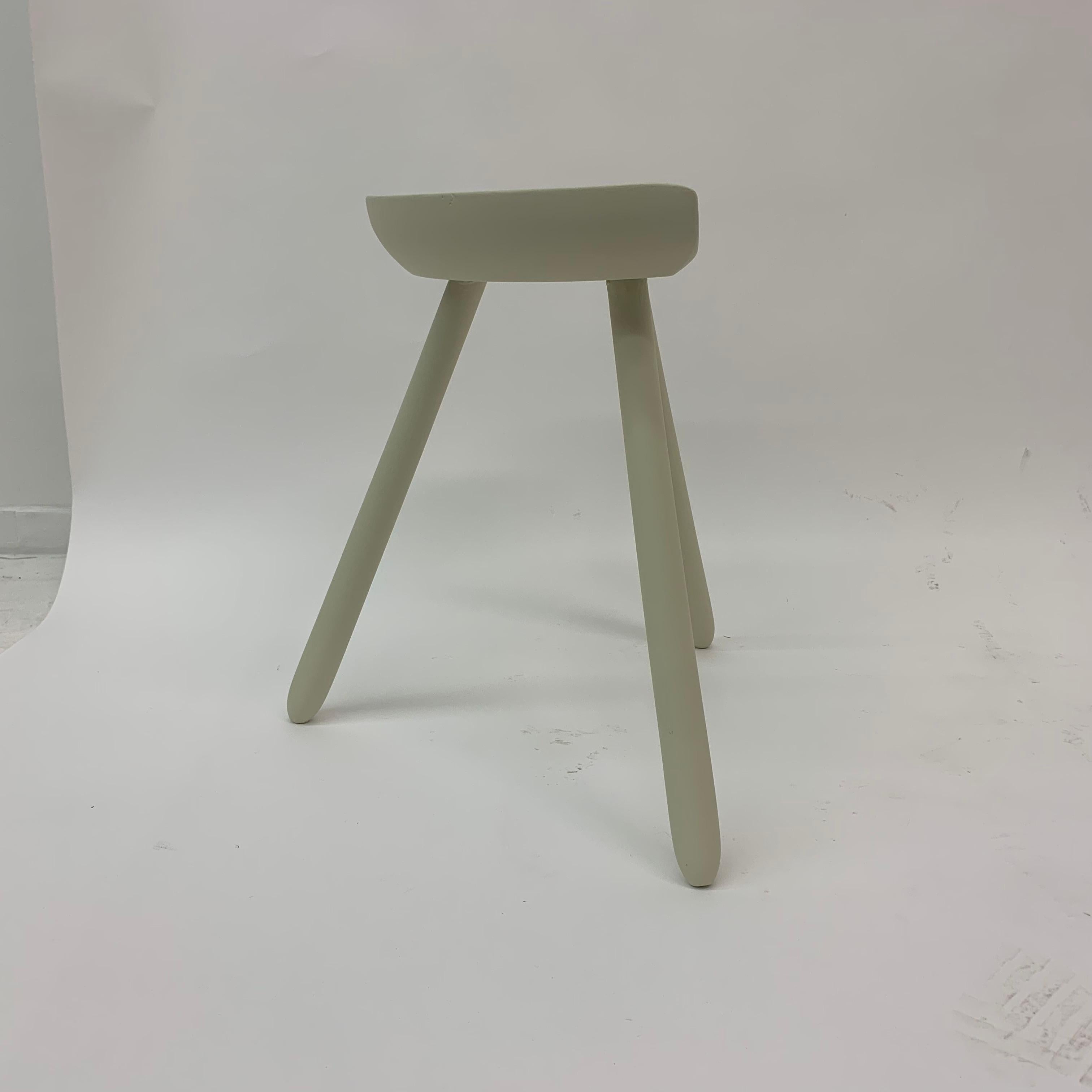 Vintage Stool by Arne Hovmand Olsens Denmark, 1950’s For Sale 8