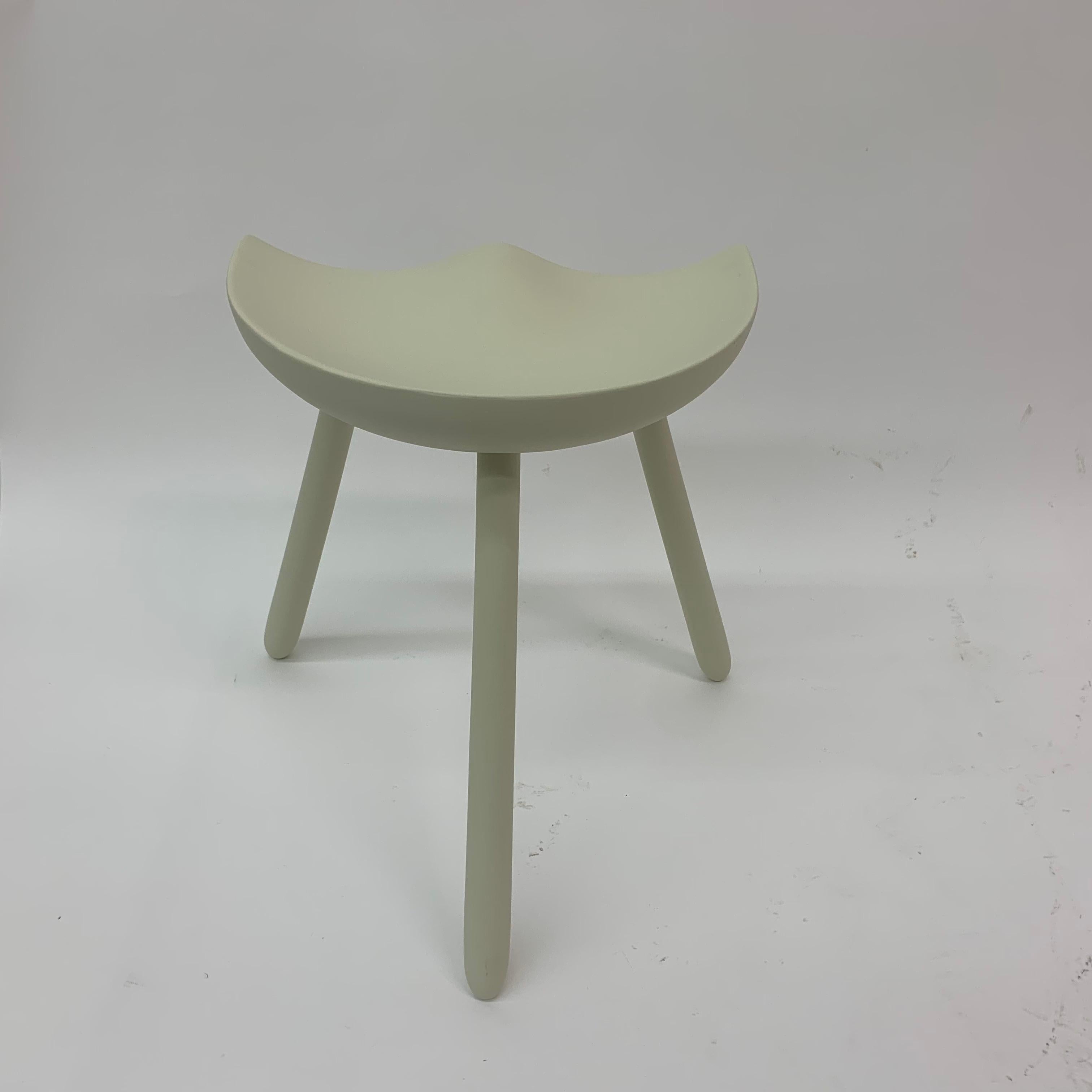 Vintage Stool by Arne Hovmand Olsens Denmark, 1950’s For Sale 12