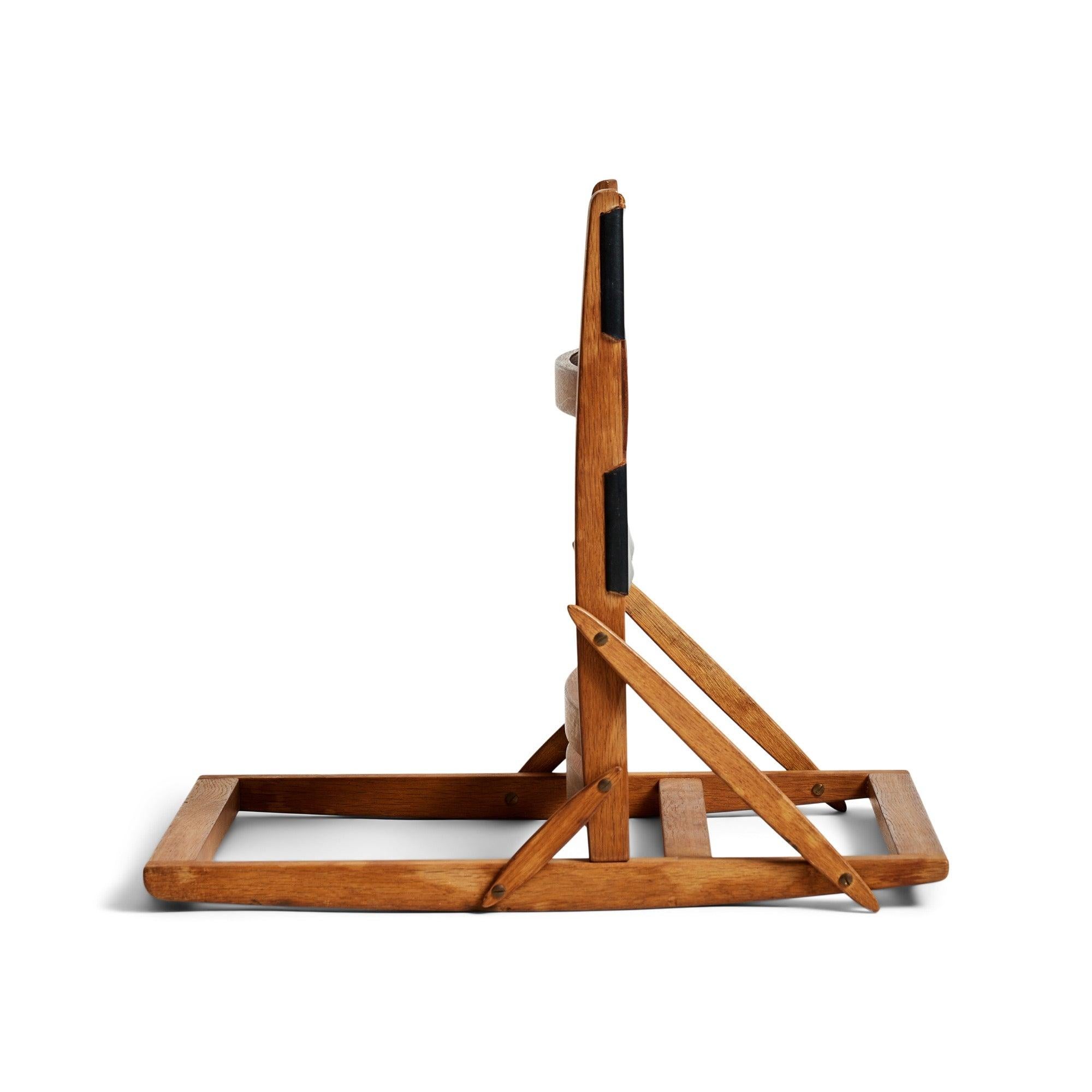 Sgabello vintage di Ludvig Pontoppidan per Peter Hvidt Orla Mölgaard-Nielsen, 1959 In condizioni ottime in vendita a Sagaponack, NY