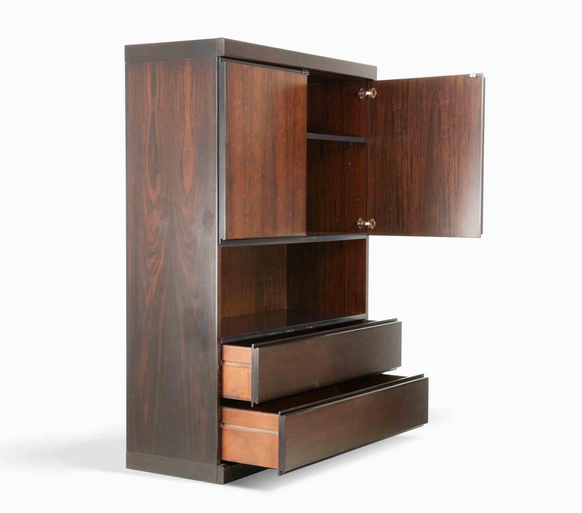 Vintage-Schrank von Angelo Mangiarotti für LEMA aus den 1960er Jahren im Zustand „Gut“ im Angebot in Roma, IT