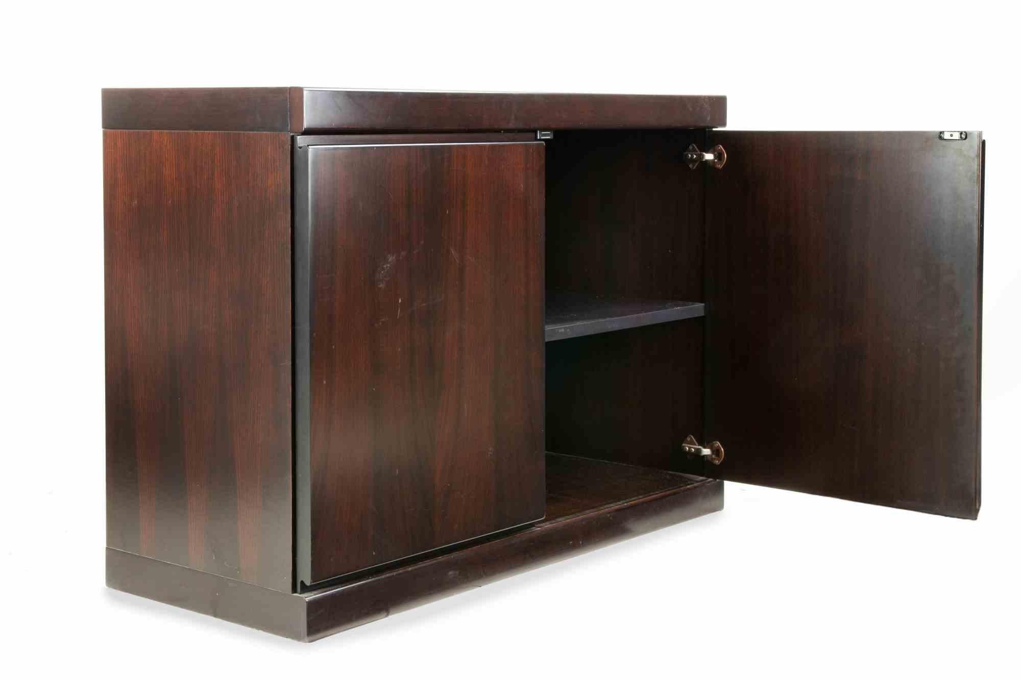 Vintage-Schrank von Angelo Mangiarotti für LEMA aus den 1960er Jahren (Holz) im Angebot