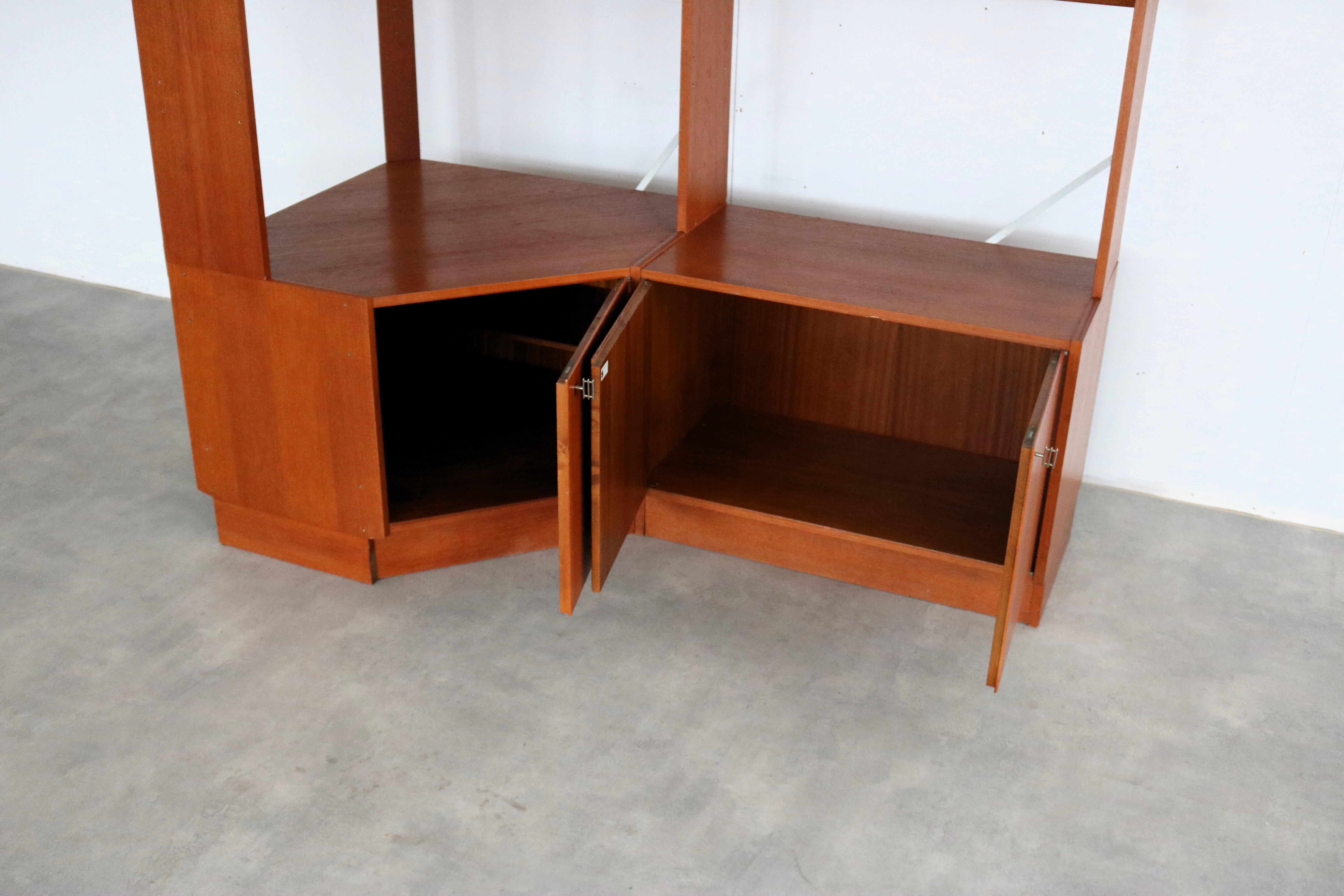 Vintage-Schrank  Bücherregal  Eckschrank  Schweden im Angebot 4