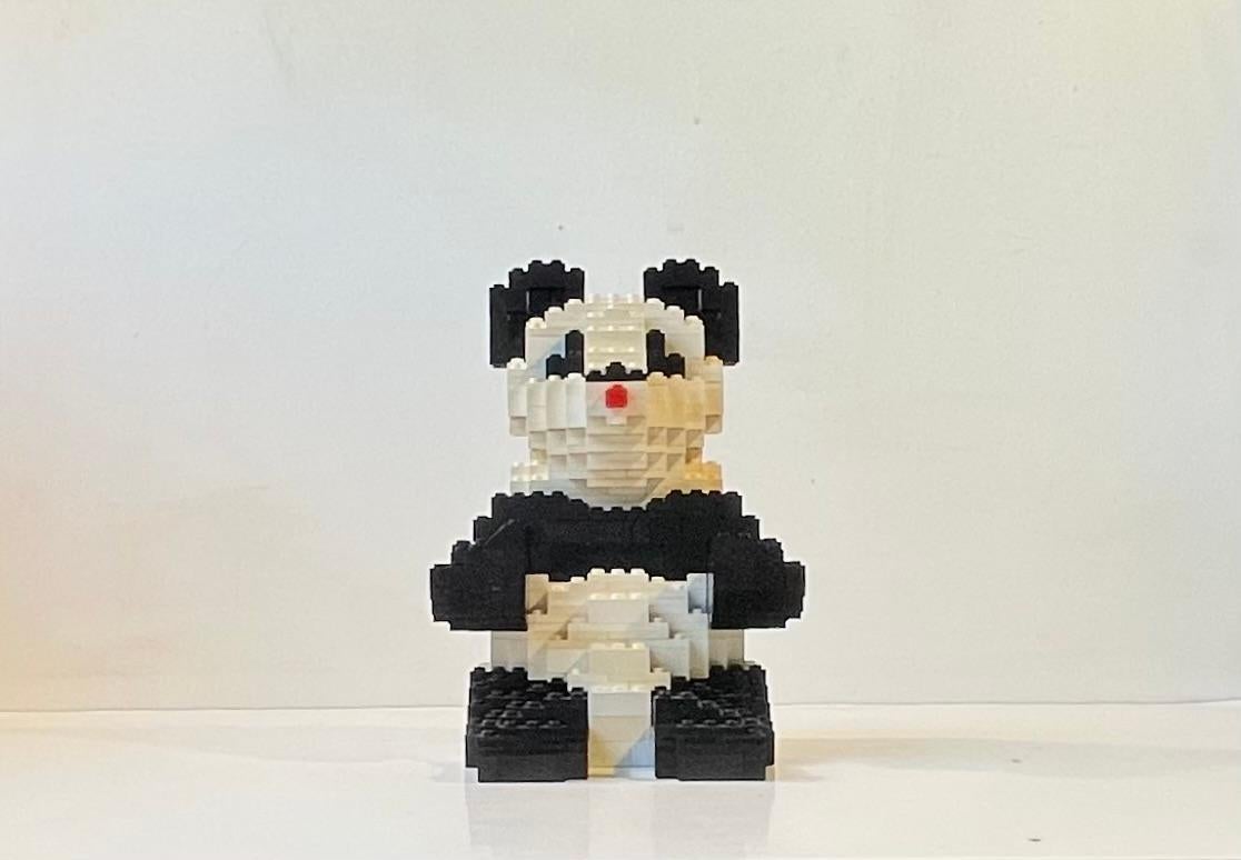Plastic Vintage Store Display Lego Panda Figurine, 1990s