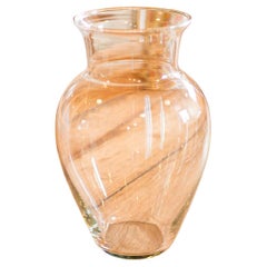Vintage Storm Jar Light, Swedish, Glass, Hurricane Vase, Candle Holder, C.1960