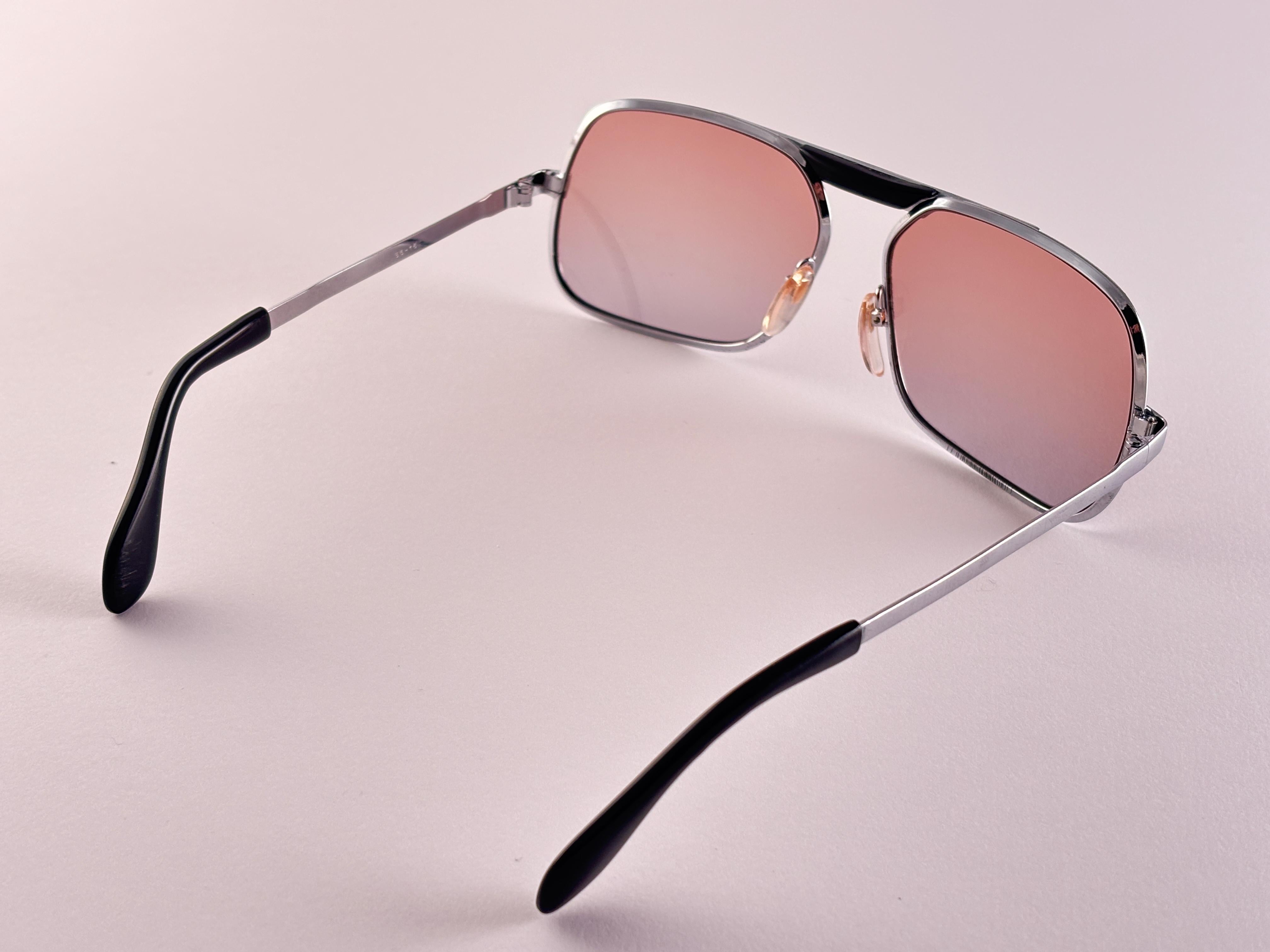 Vintage Strahler Silber Frame Rose Lenses 1970'S Sonnenbrille im Zustand „Hervorragend“ im Angebot in Baleares, Baleares