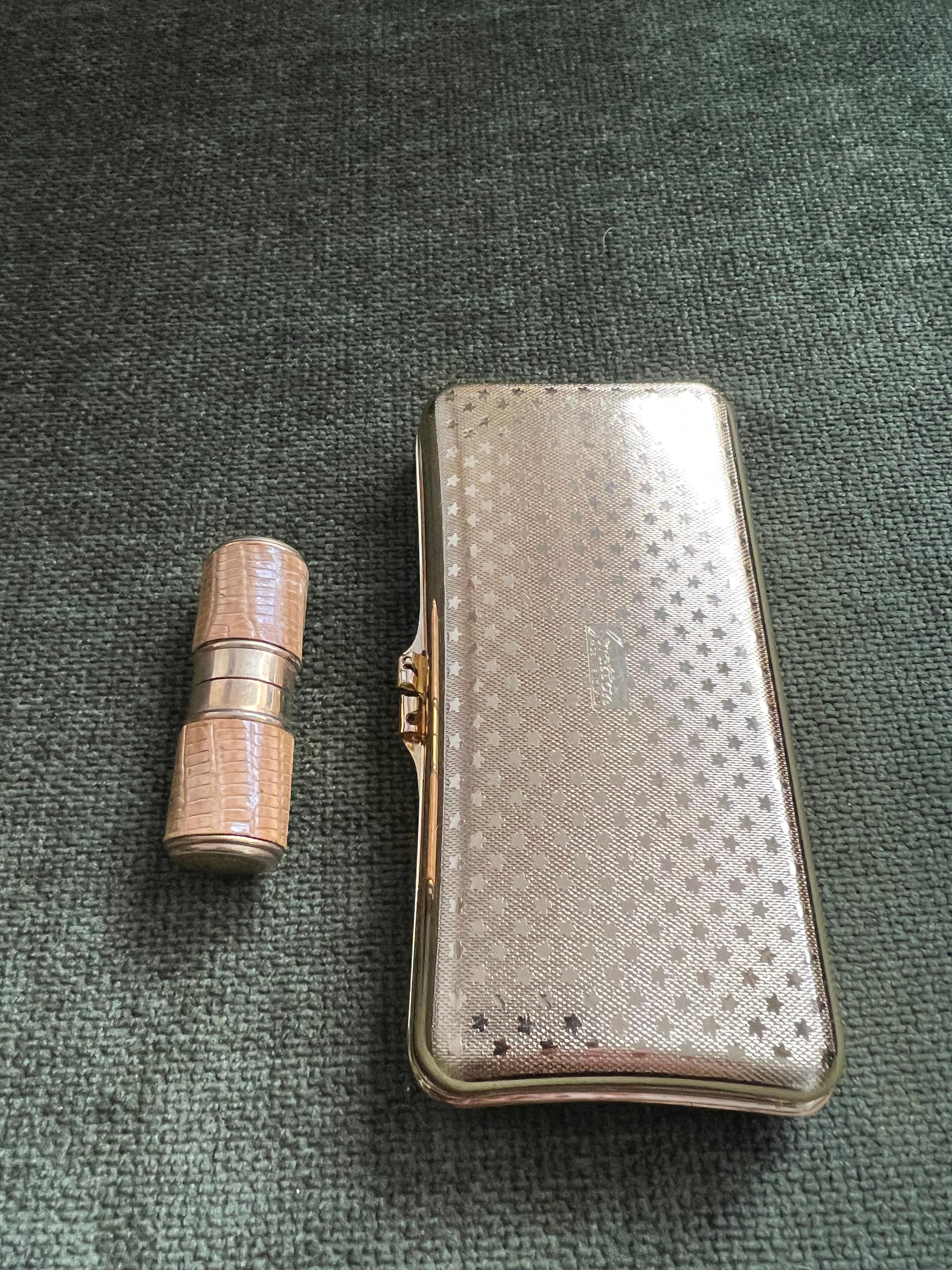 cigarette case and lighter set