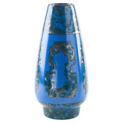 Blaue Strehla-Vase, Deutschland, Mitte des 20. Jahrhunderts