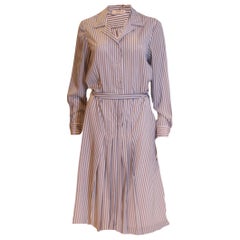 Vintage Stripe Shirtwaister by J Tiktiner France
