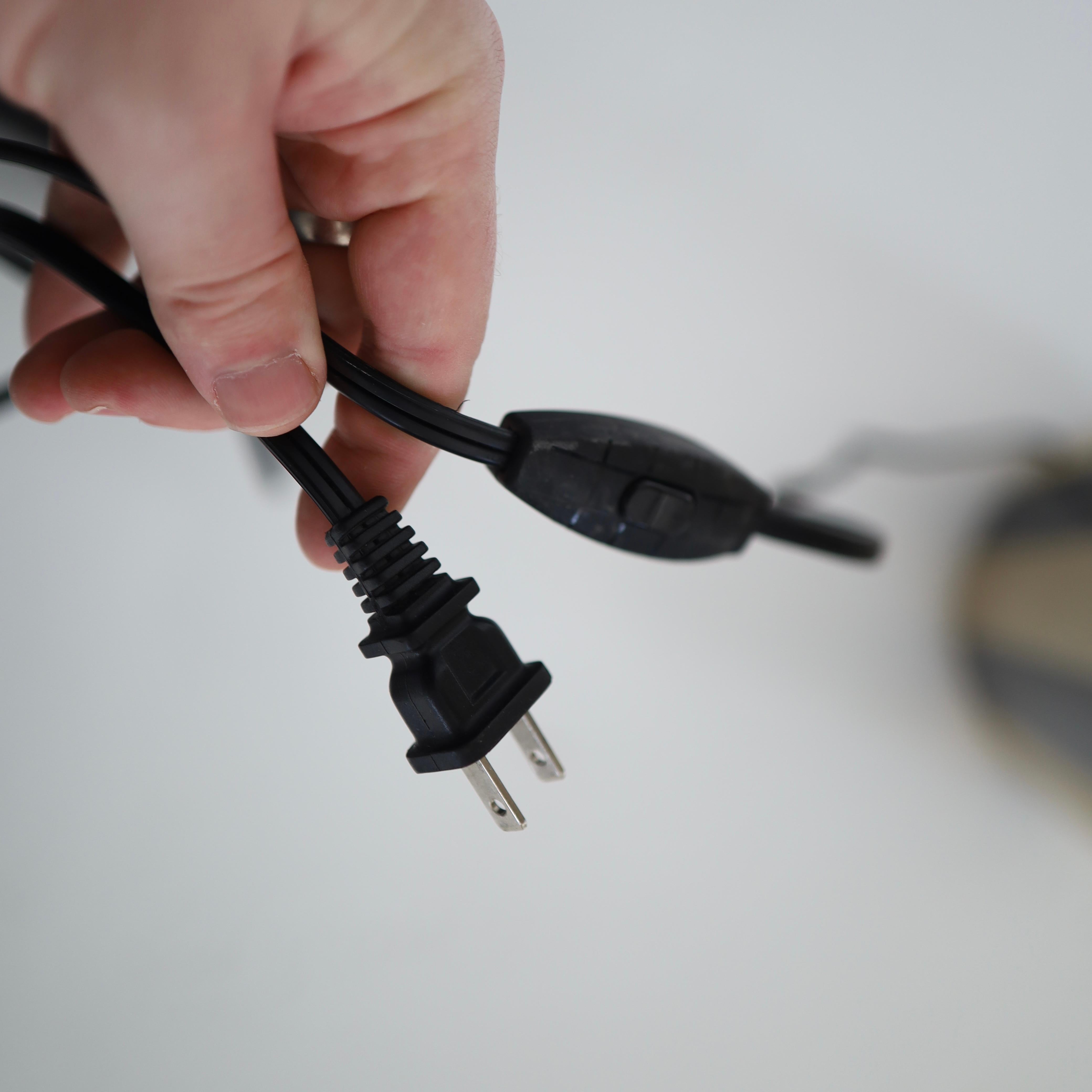 20ième siècle Jardinière / lampe vintage à rayures #1 en vente