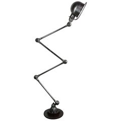 Used Stripped and Polished French Jielde Floor Lamp