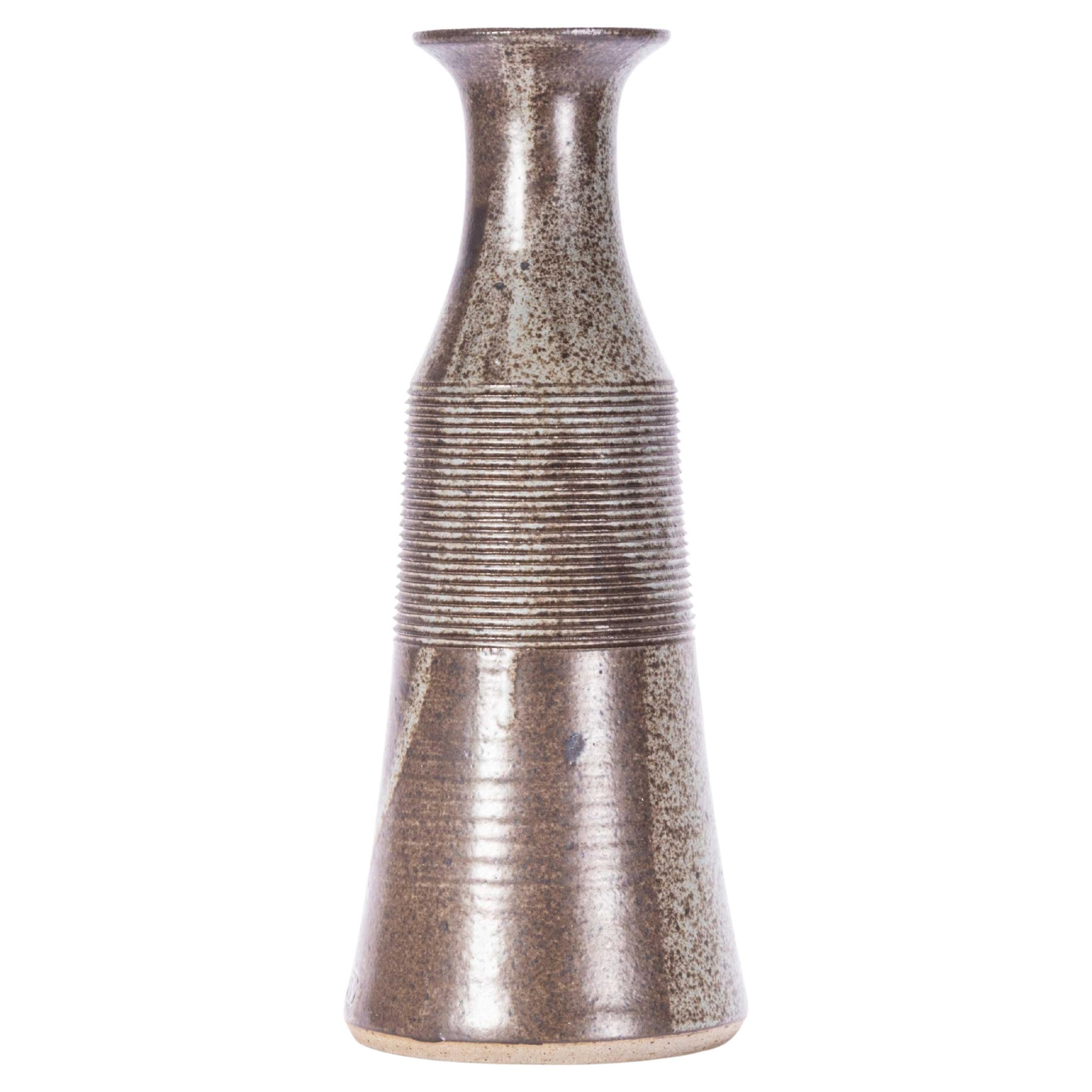 Vaso alto a coste Vintage Studio Ceramics - smalto Studio Natural