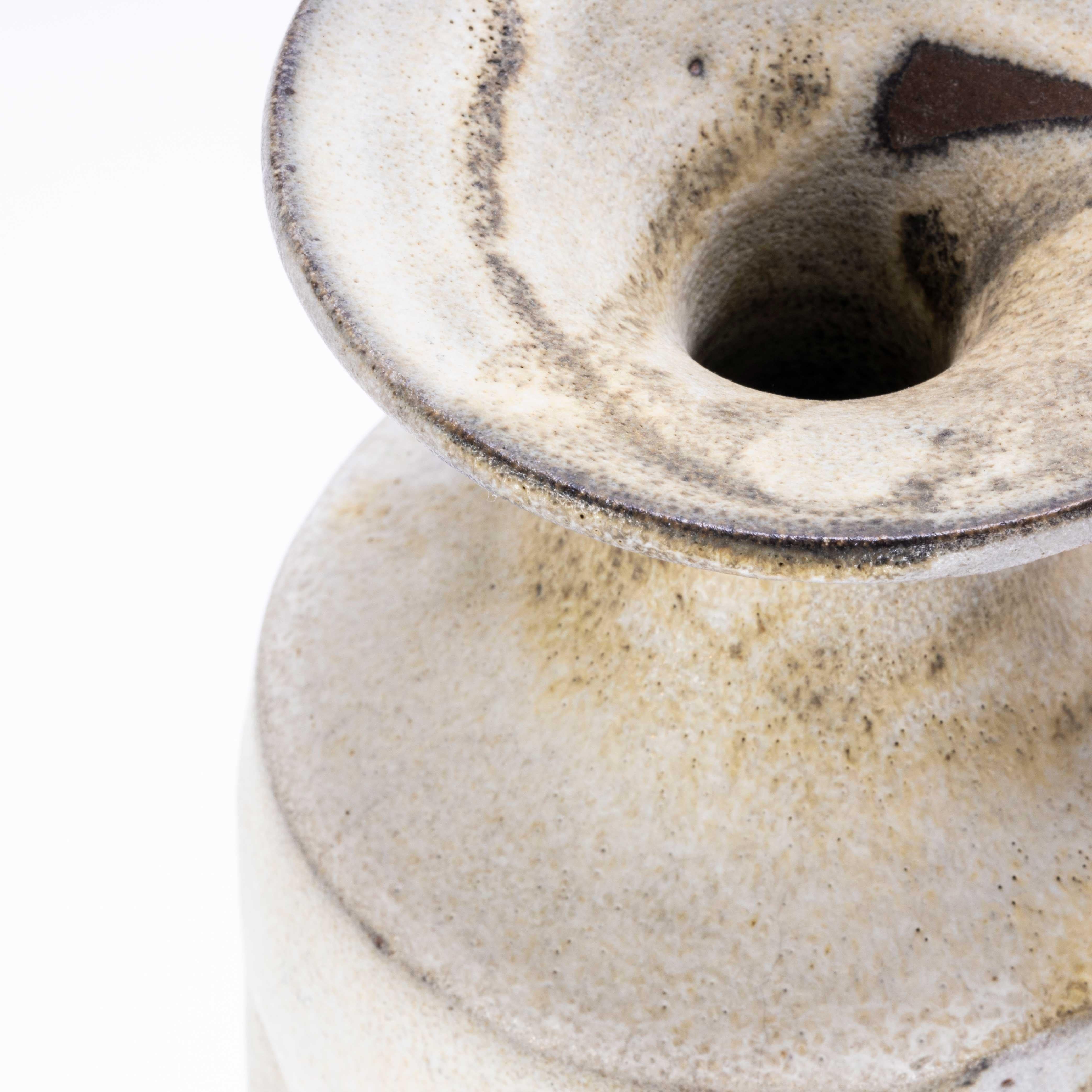 English Vintage Studio Ceramics Tall Vase - Washed Glaze