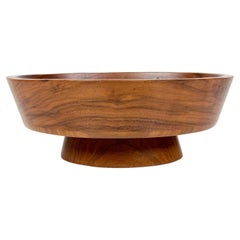 Cuenco con pie de nogal Vintage Studio Crafted