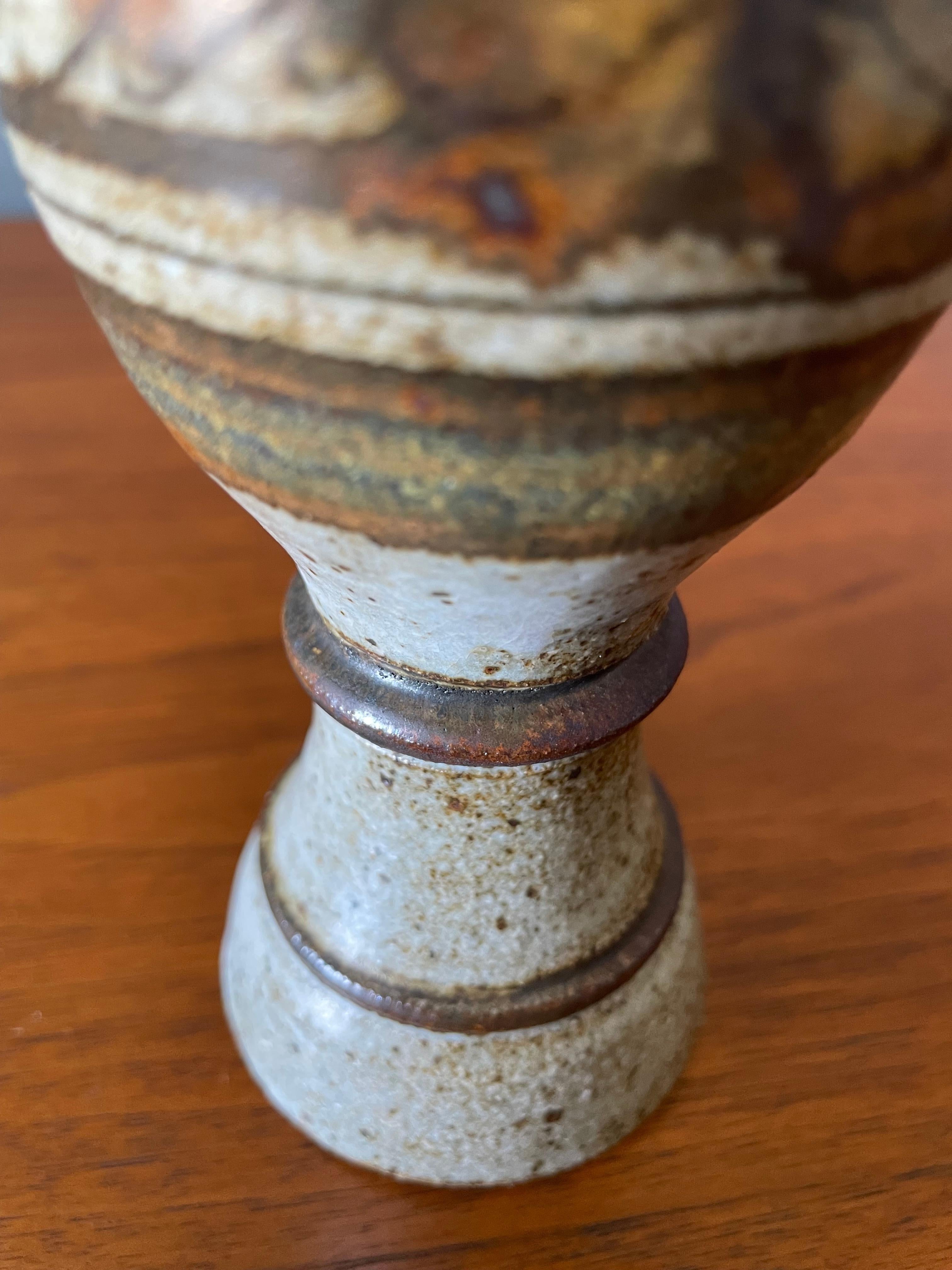 20th Century Vintage Studio Crafted Wine Chalice, circa 1970s