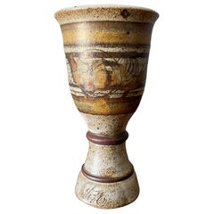Vintage Studio Crafted Wine Chalice, circa 1970s