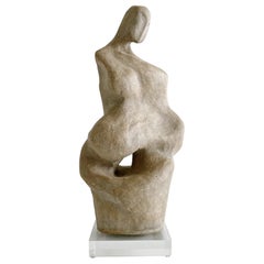 Vintage Studio Pottery Abstract Figural Sculpture